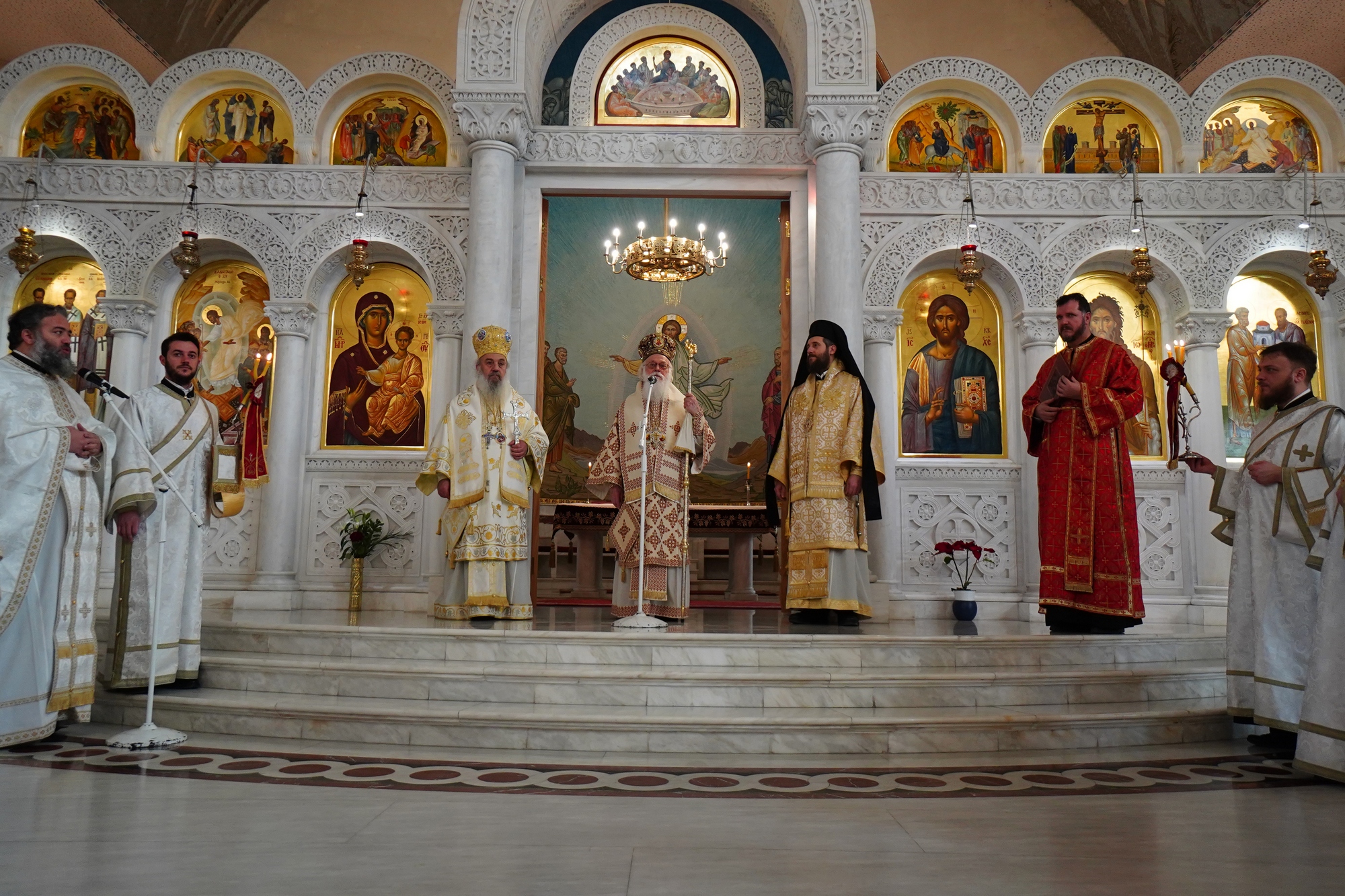 The Divine Liturgy in Ressurection of Christ Cathedral in Tirana 