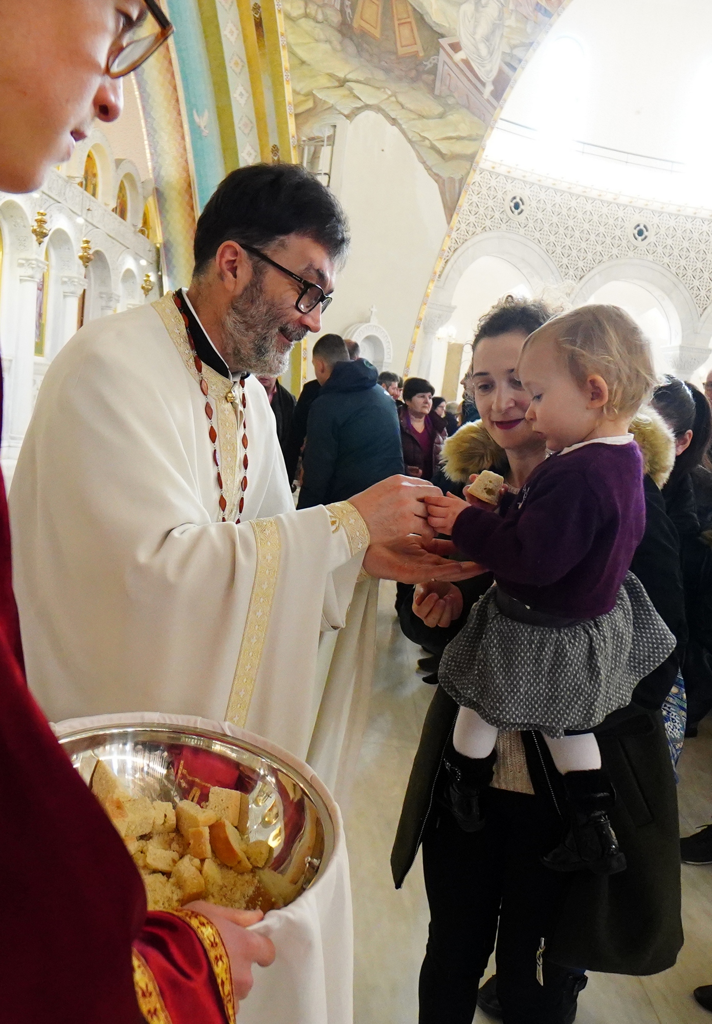 The Divine Liturgy in Ressurection of Christ Cathedral in Tirana 