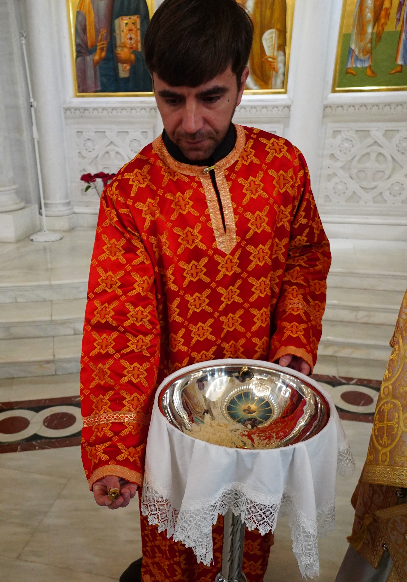 The Divine Liturgy in Ressurection of Christ Cathedral in Tirana 