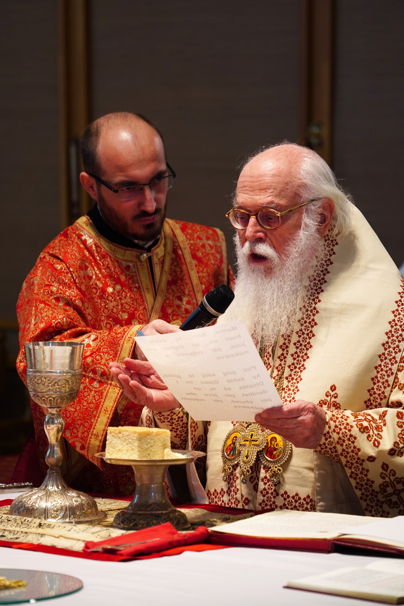 The Divine Liturgy in Ressurection of Christ Cathedral in Tirana  