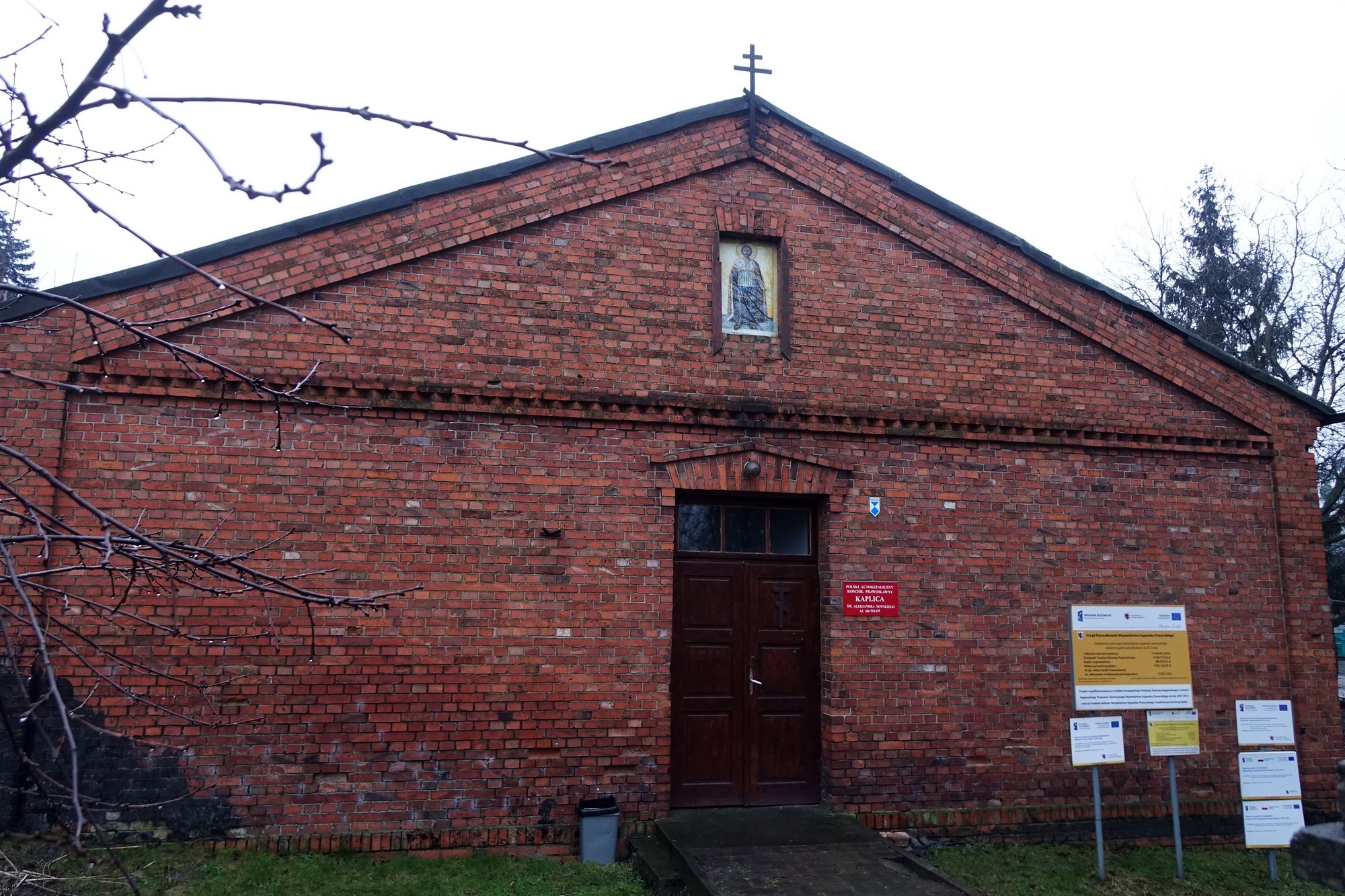 St. Aleksander Nevsky Orthodox chapel in Aleksandrów Kujawski