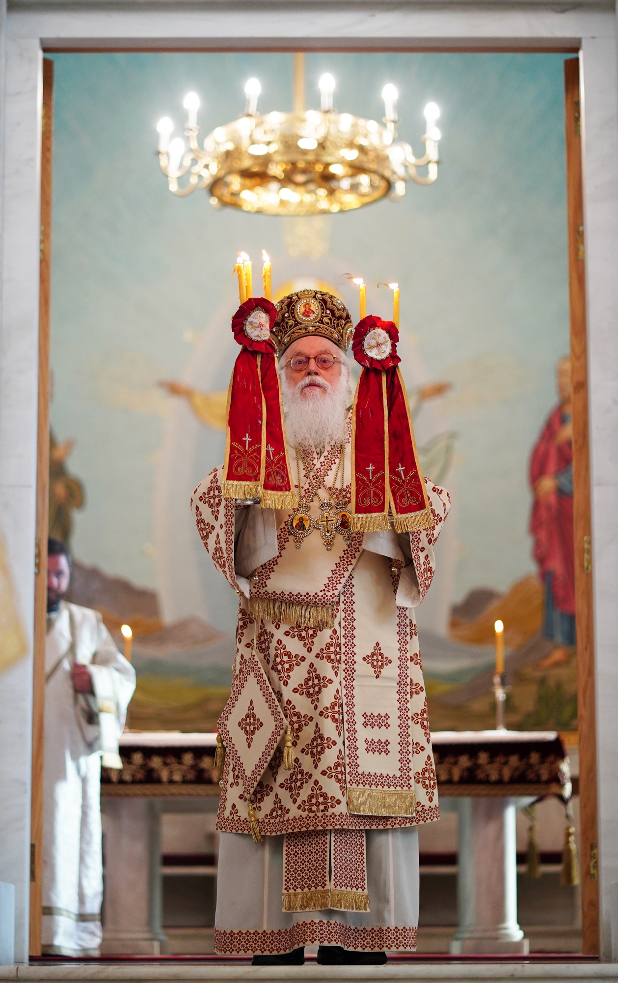 The Divine Liturgy in Ressurection of Christ Cathedral in Tirana