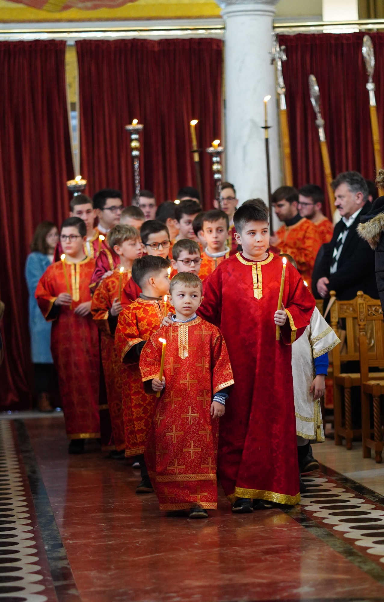 The Divine Liturgy in Ressurection of Christ Cathedral in Tirana