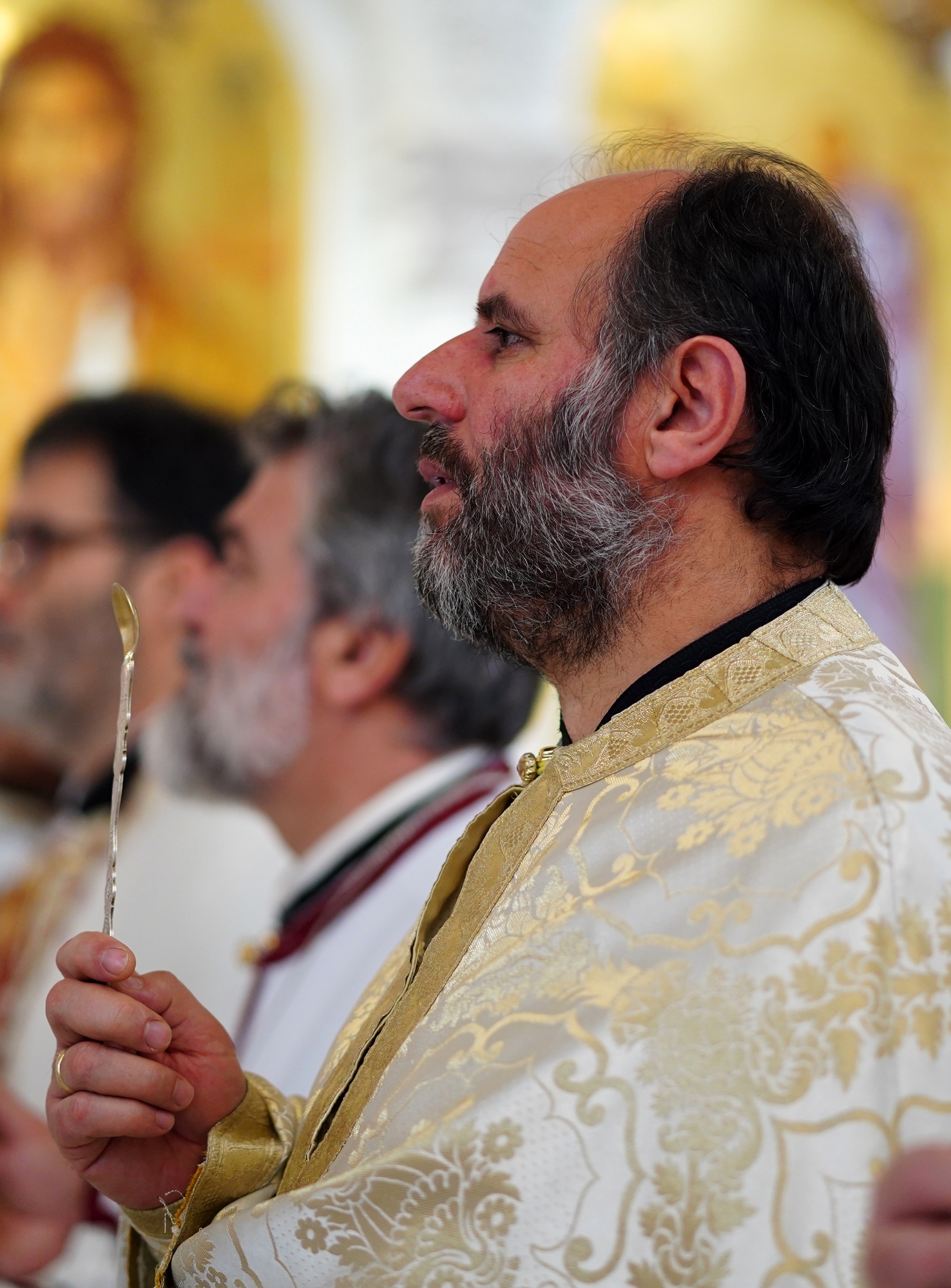 The Divine Liturgy in Ressurection of Christ Cathedral in Tirana