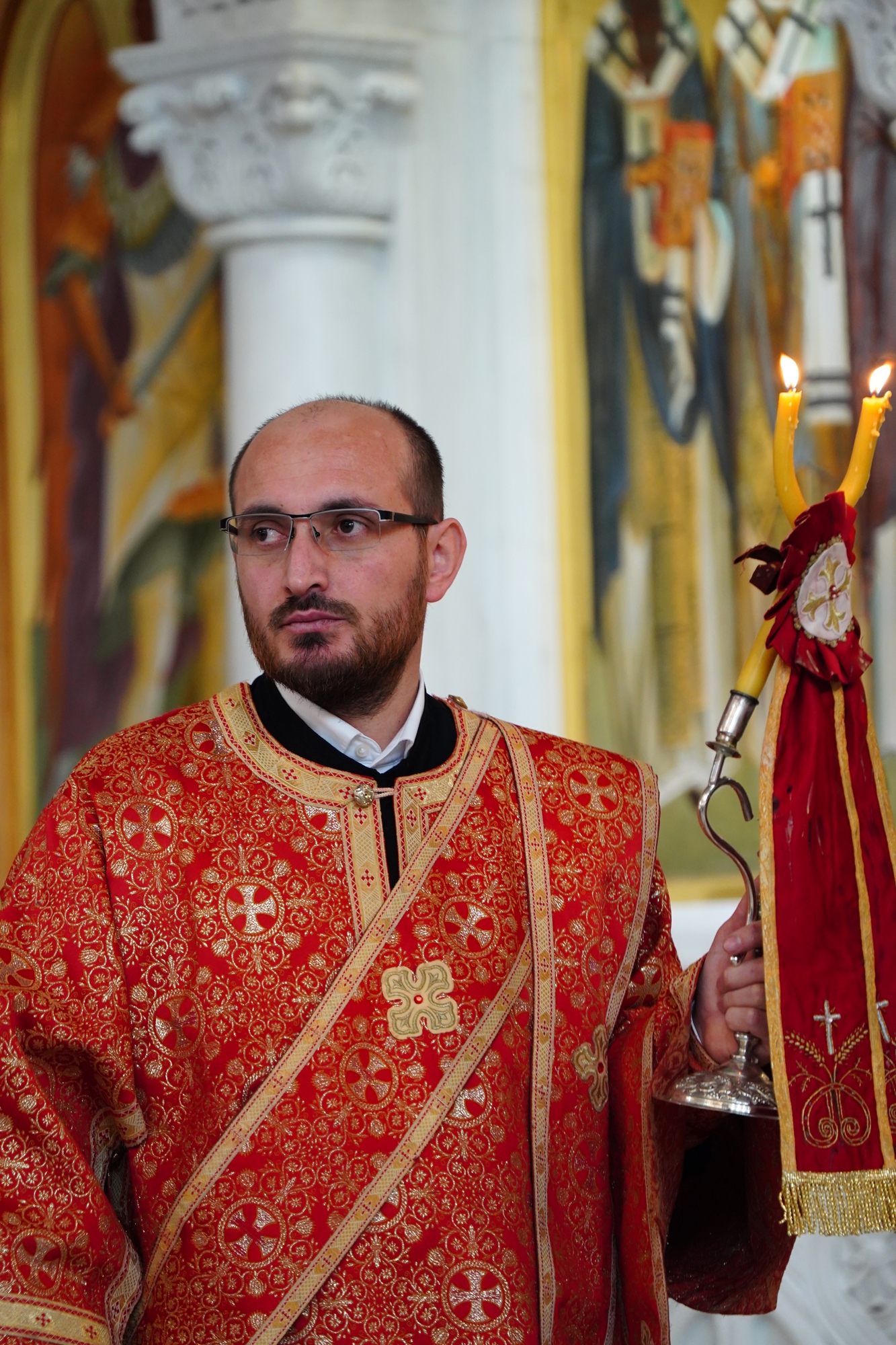 The Divine Liturgy in Ressurection of Christ Cathedral in Tirana