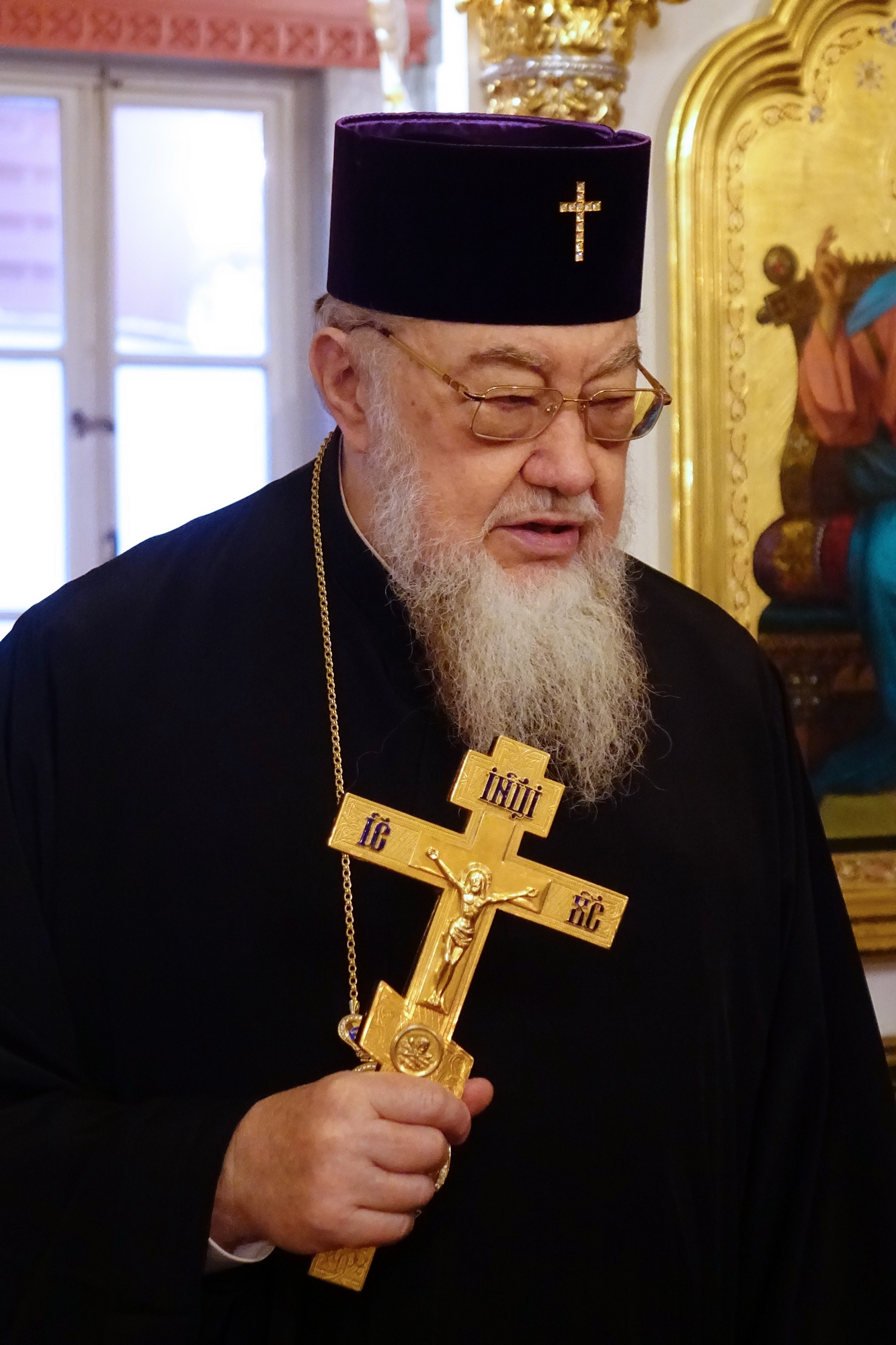 Metropolitan Sawa in Orthodox church in Ciechocinek