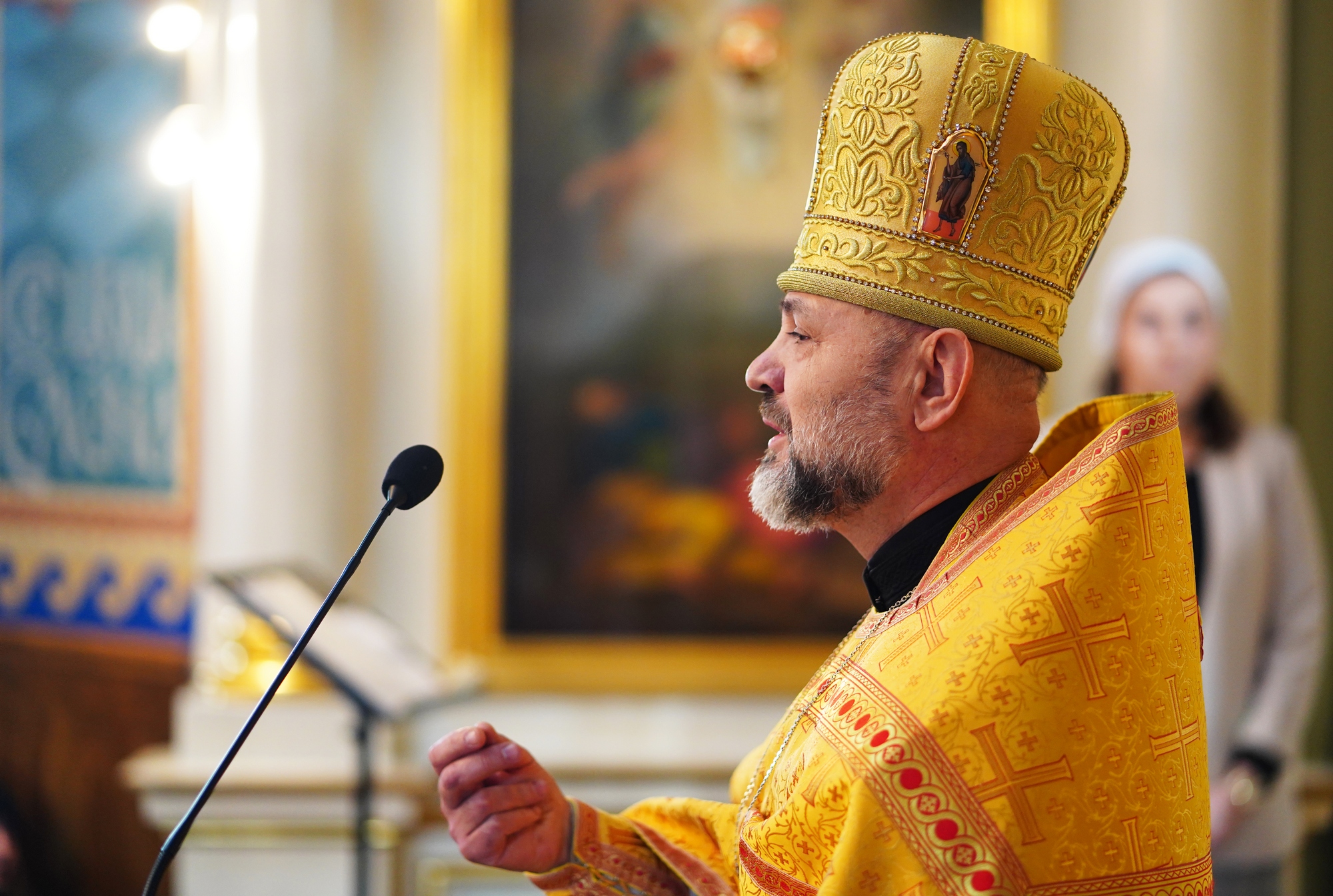 The Divine Liturgy in St. Nicholas Orthodox Cathedal in Białystok