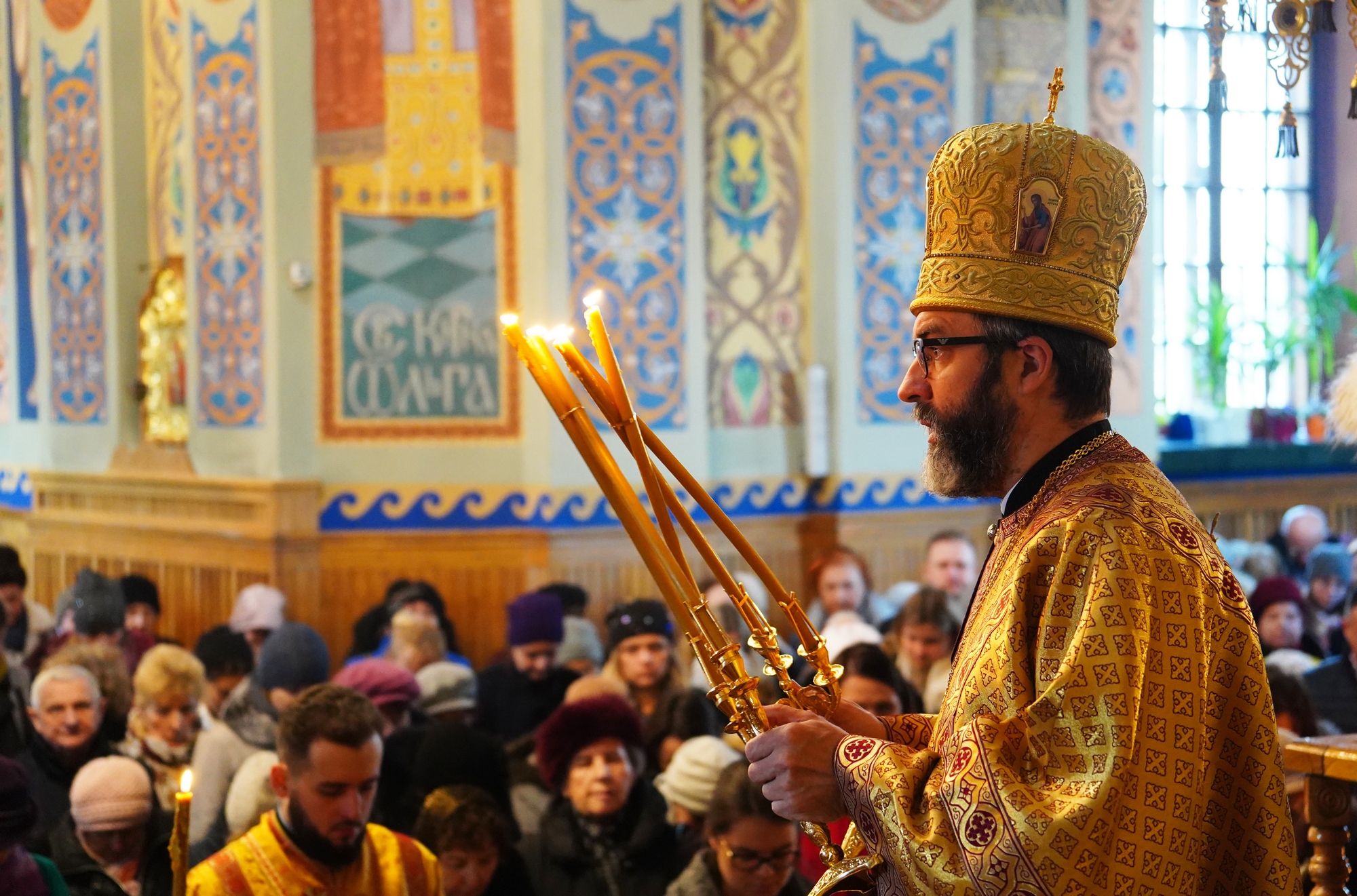 The Divine Liturgy in St. Nicholas Orthodox Cathedal in Białystok