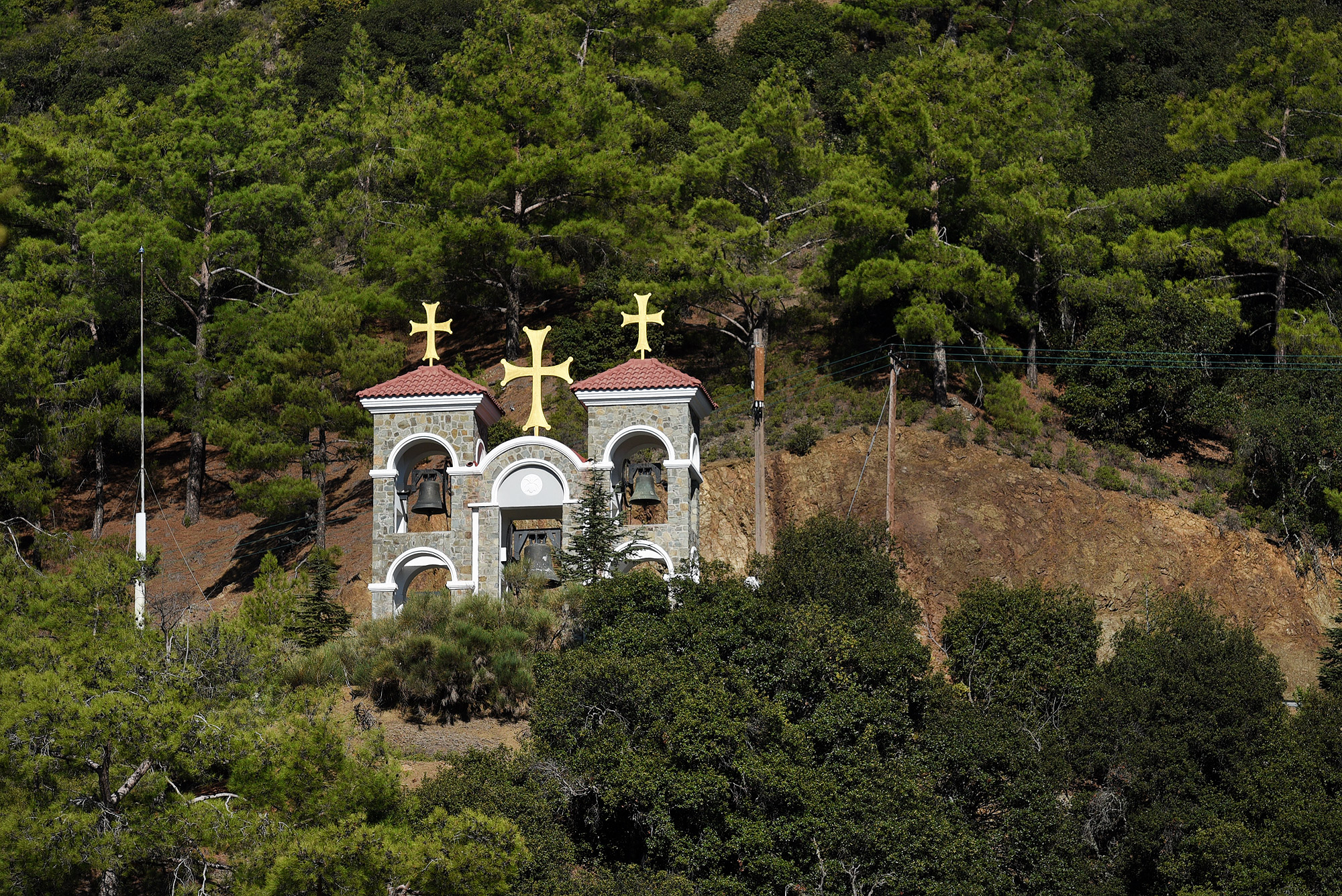 Bell tower at Kykkos monastery