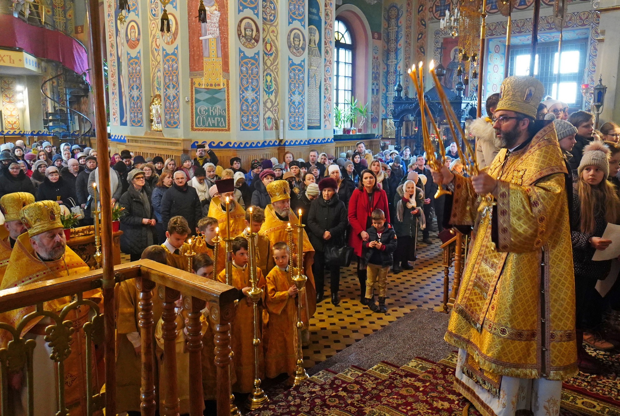 The Divine Liturgy in St. Nicholas Cathedral in Białystok