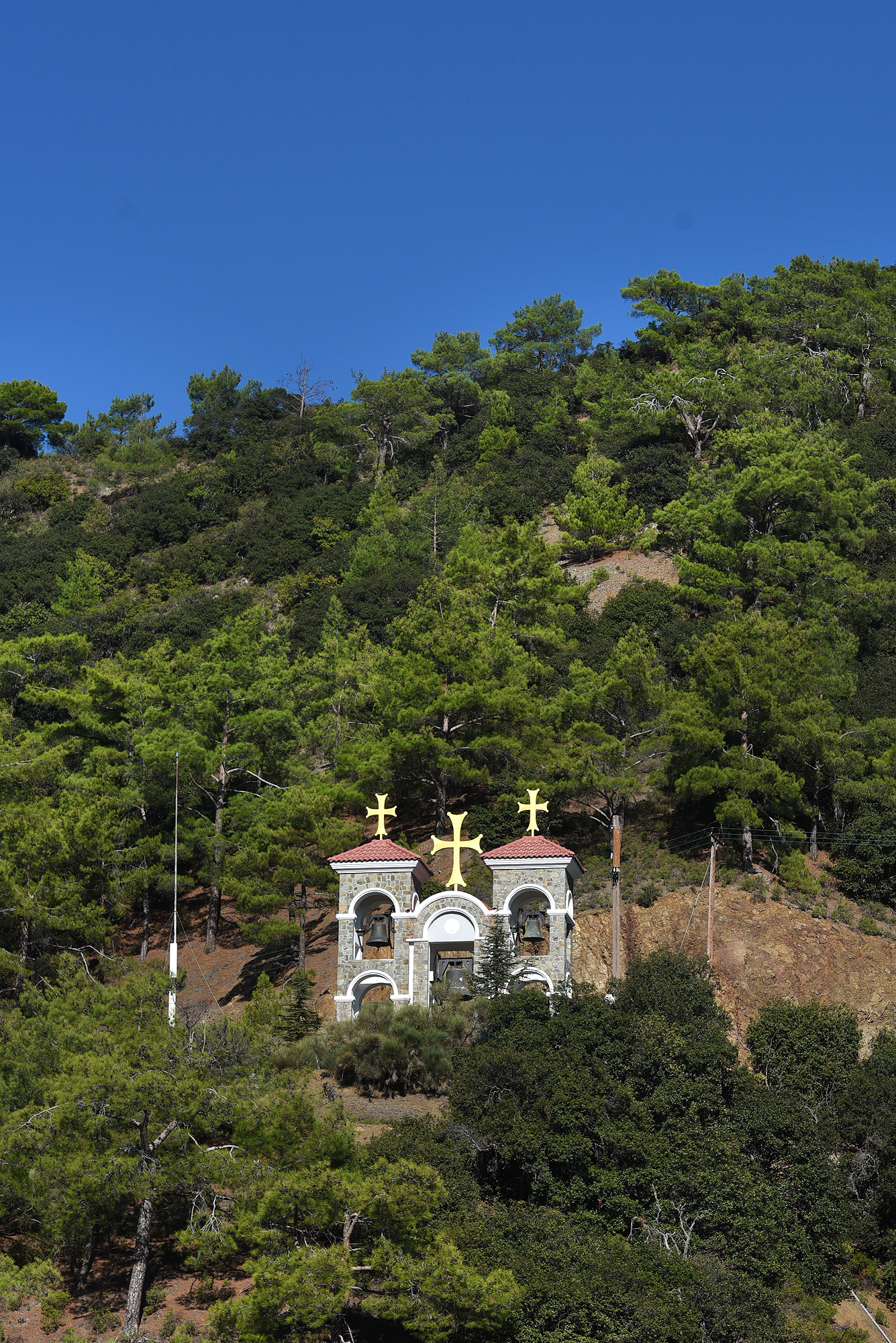 Bell tower at Kykkos monastery