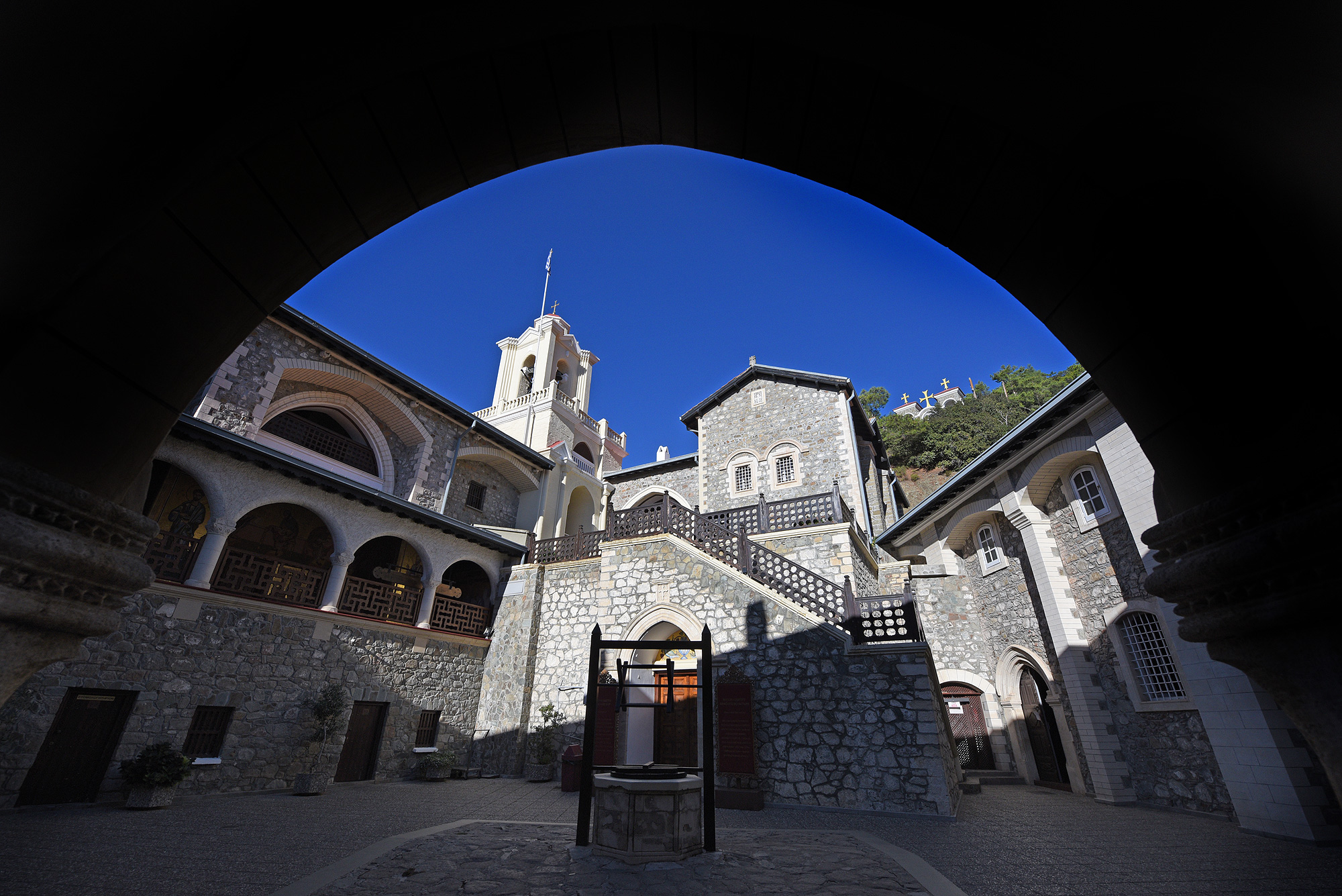 Bell tower at Kykkos monastery