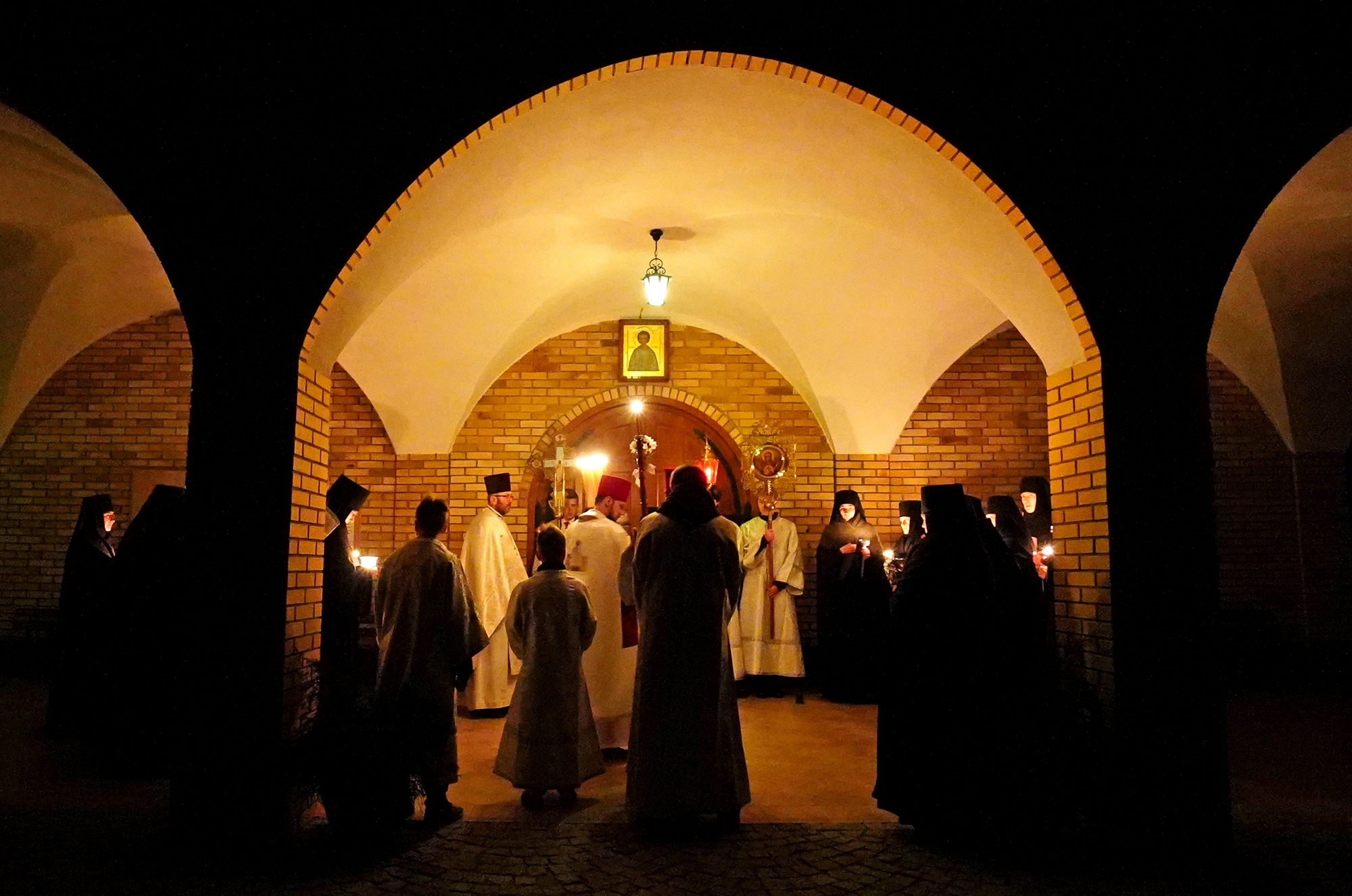 Paschal procession in Zwierki Convent