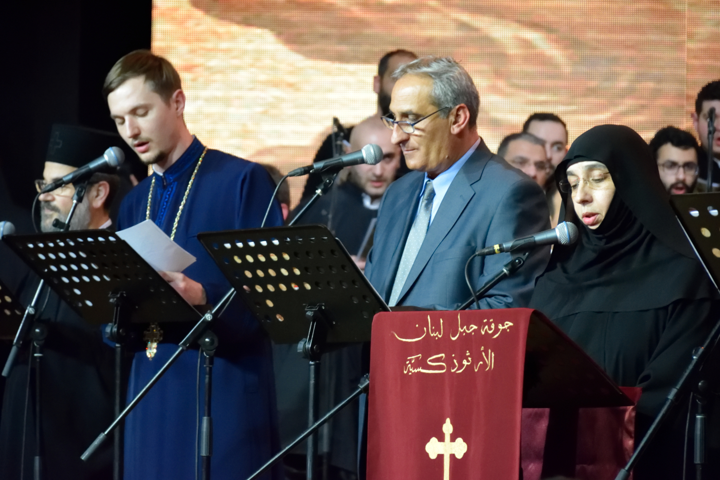 Pan-Orthodox concert: Jerusalem, Greece, Romania, Lebanon in one photo