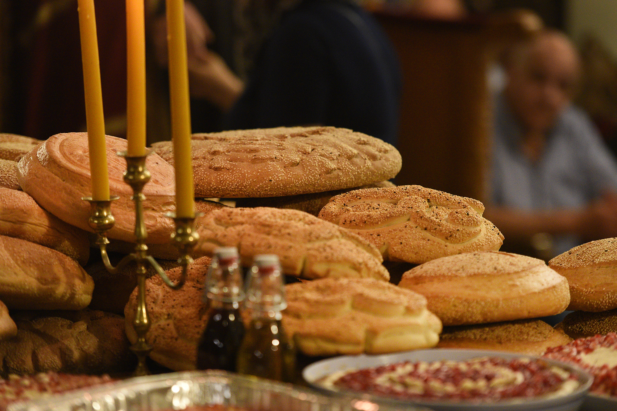 Feast at St Neophytos Monastery, near Paphos