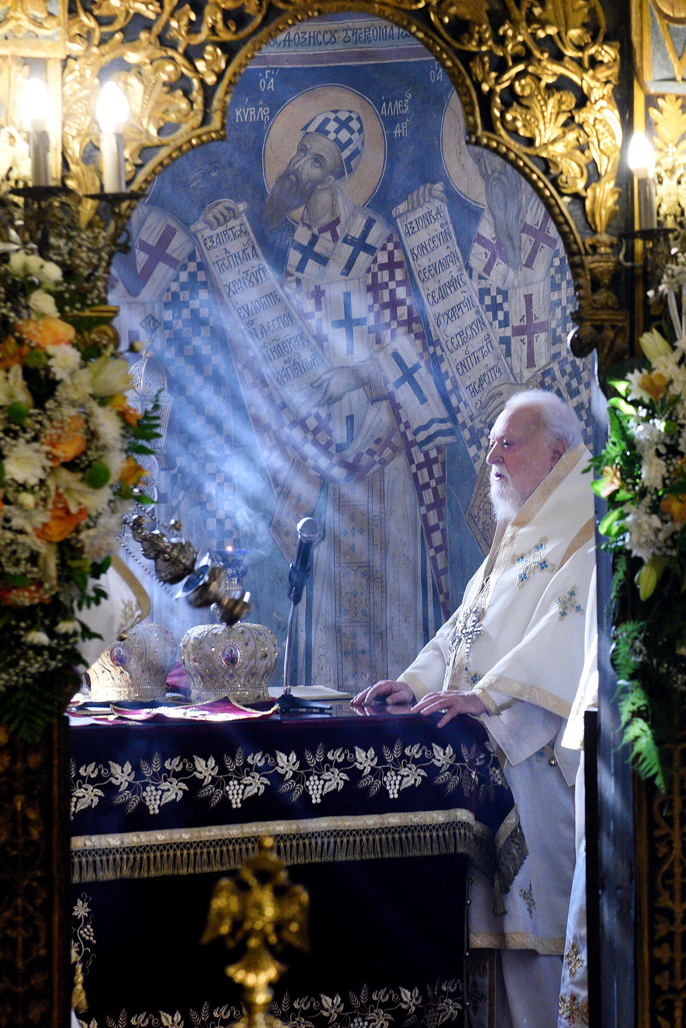 Feast at St Neophytos Monastery, near Paphos