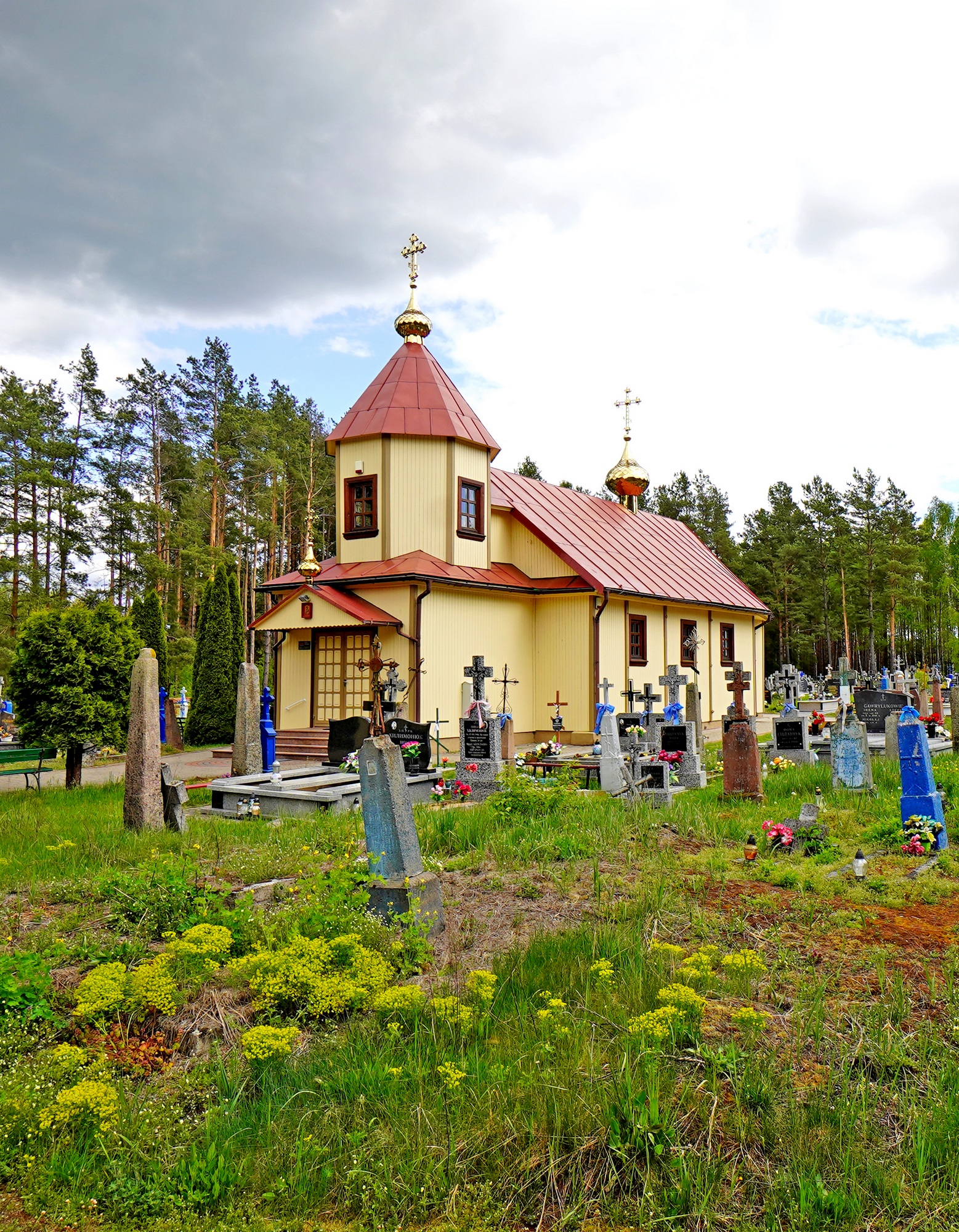 The Orthodox church in Tyniewicze Duze