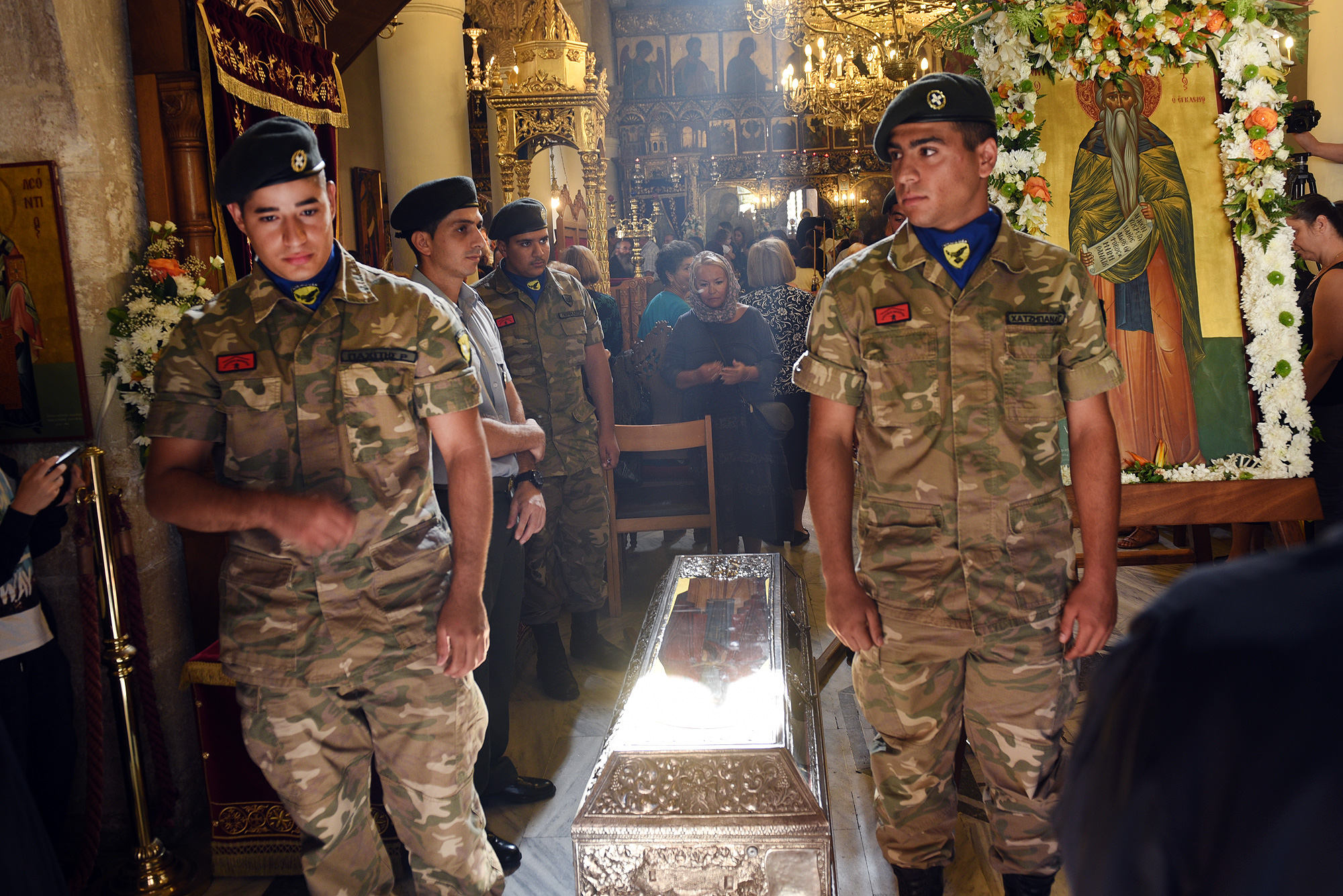 Feast at St Neophytos Monastery, near Paphos