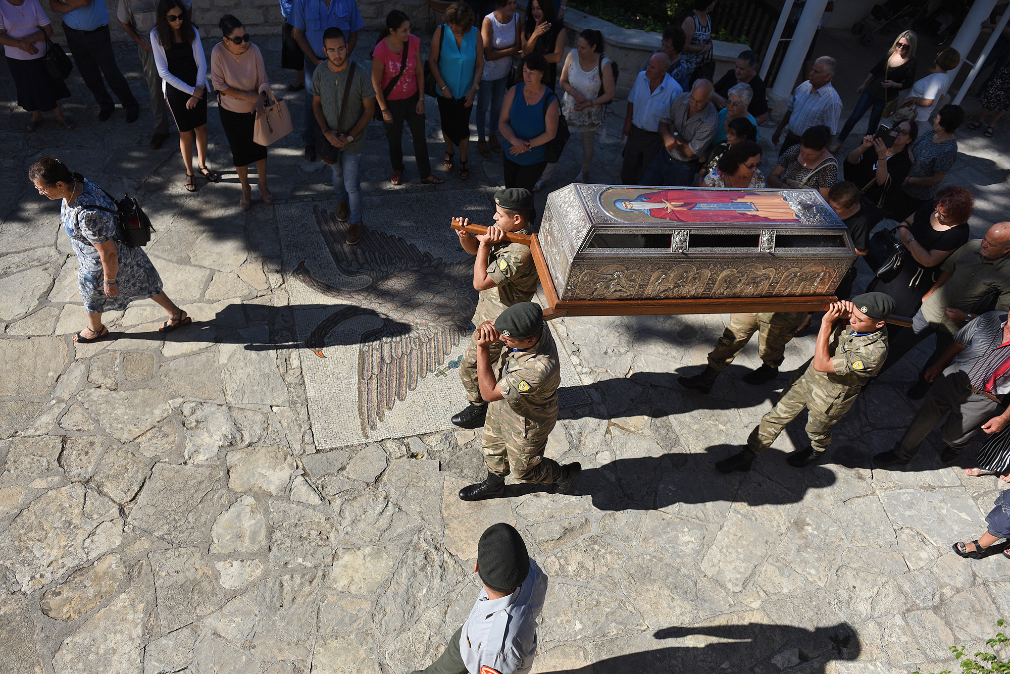 Feast at St Neophytos Monastery, near Paphos