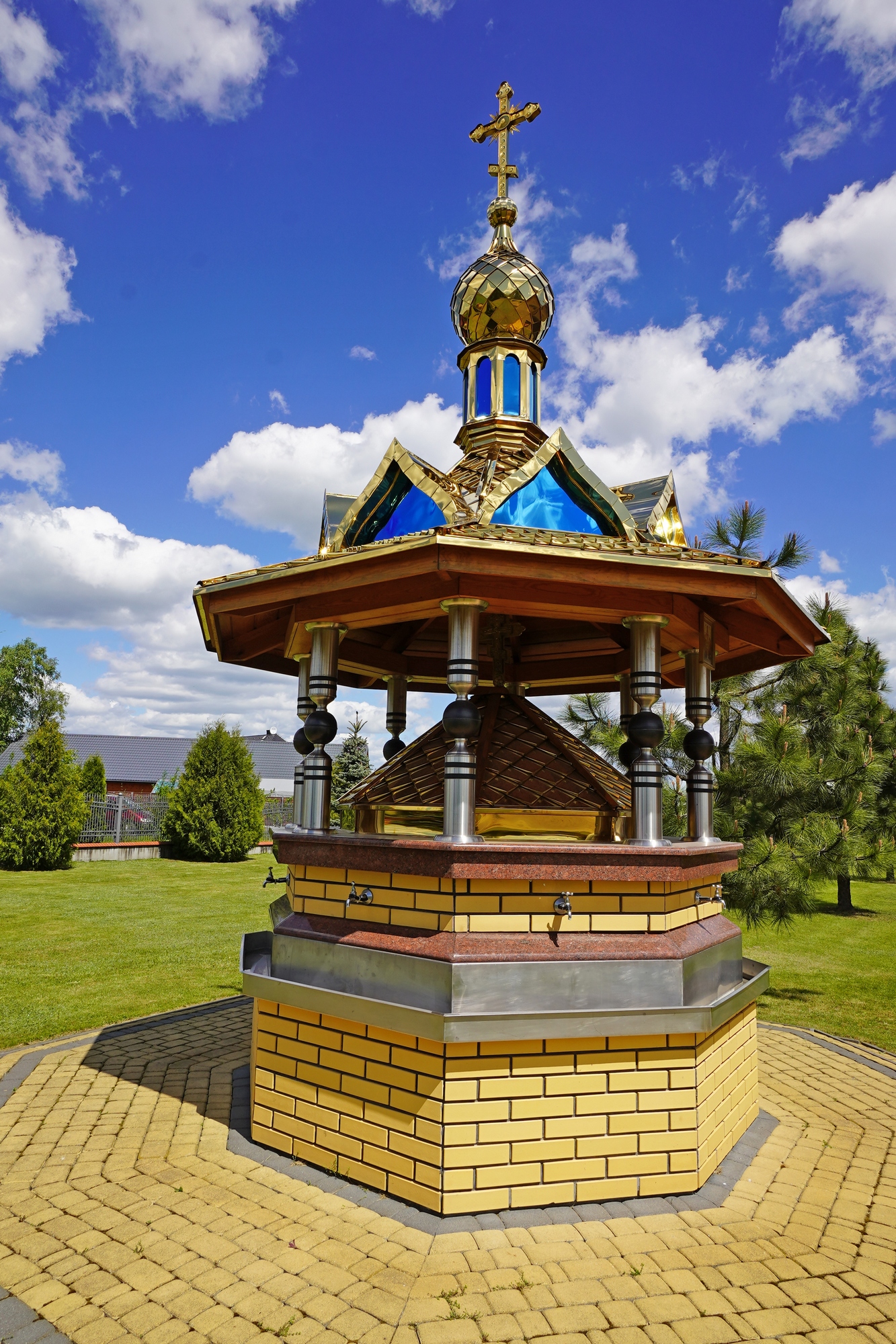 The chapel close to the Dormition of the Mother of God Orthodox church in Bielsk Podlaski 