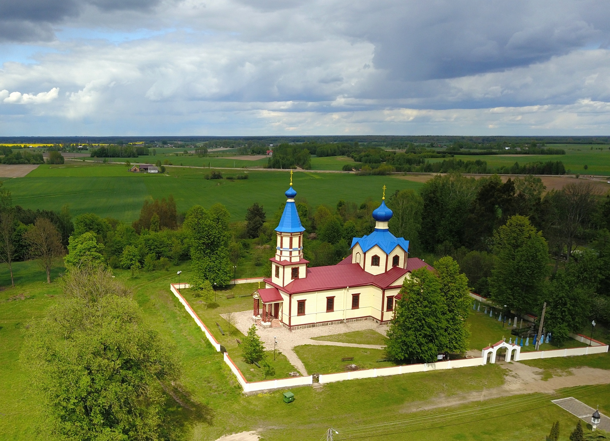 The Orthodox church in Łosinka