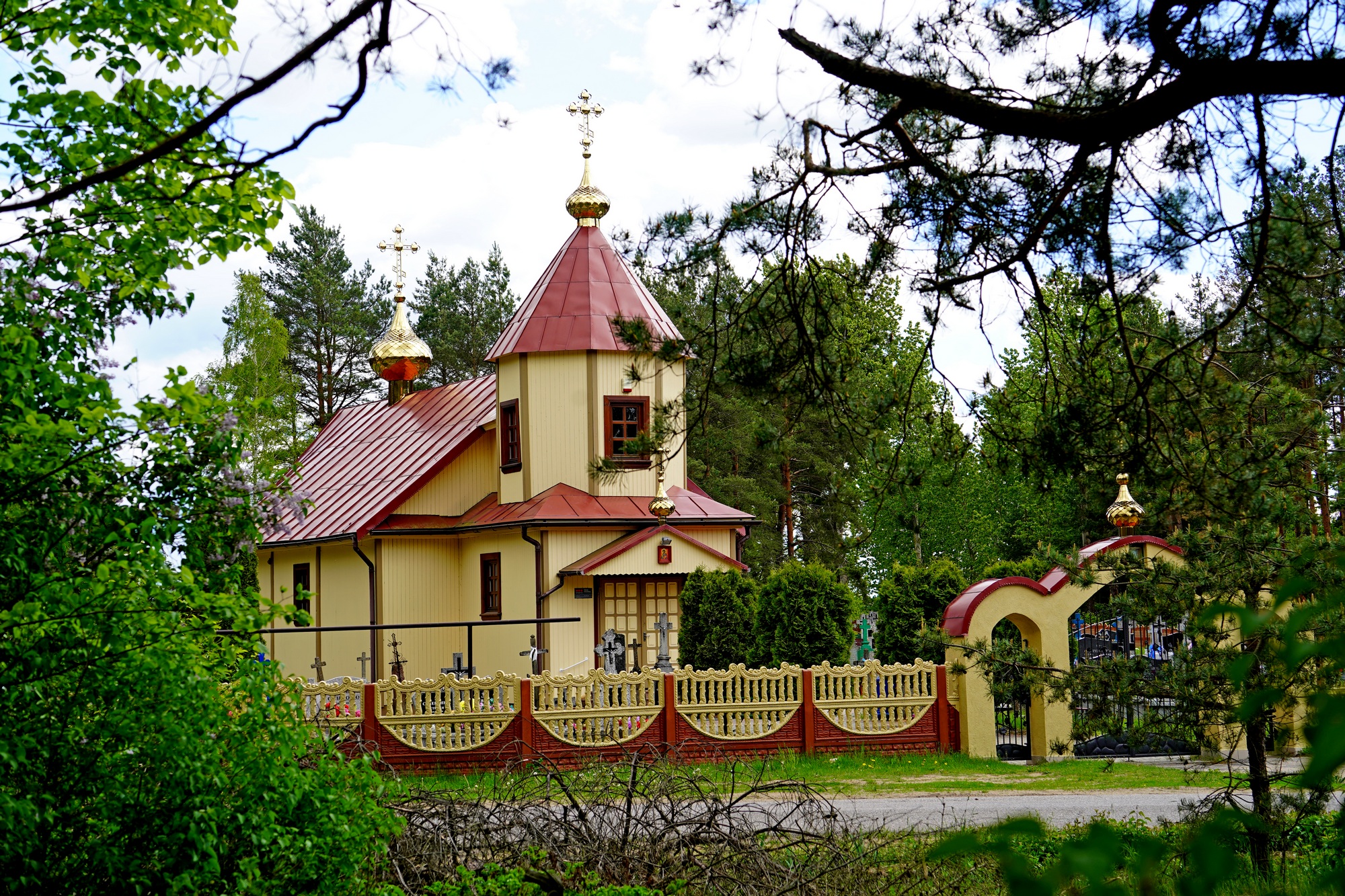 The Orthodox church in Tyniewicze Duze