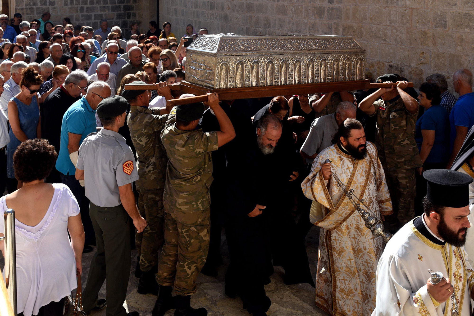 Feast at St Neophytos Monastery, near Paphos