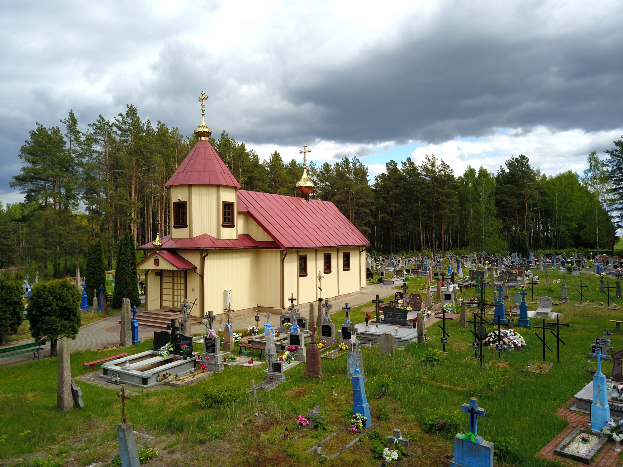 The Orthodox church in Tyniewicze Duże