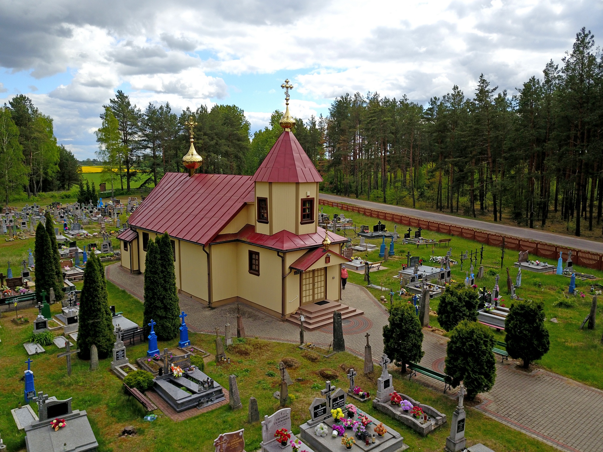 The Orthodox church in Tyniewicze Duże