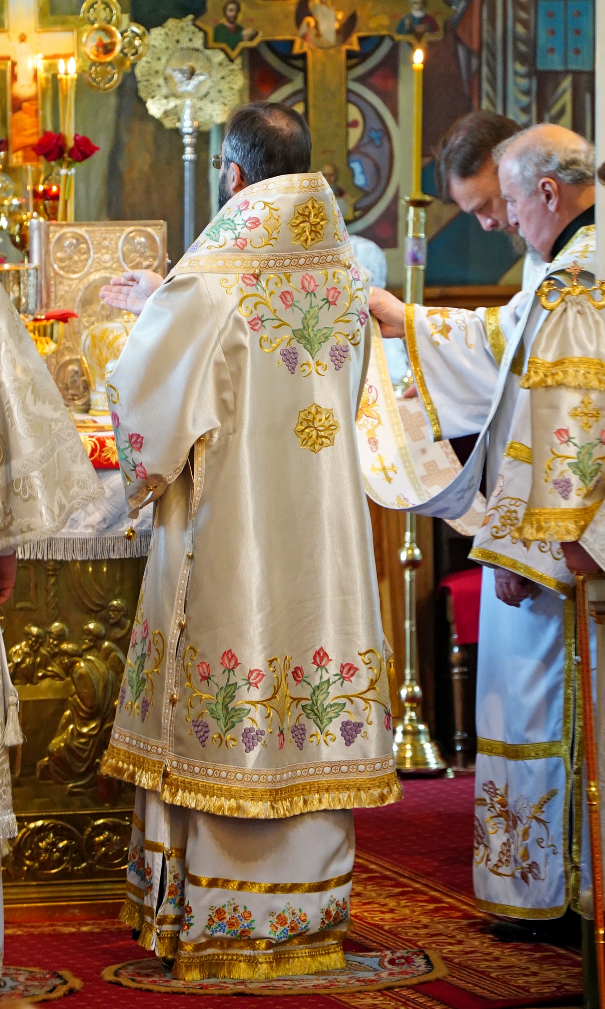 Archbishop Jakub serving Divine Liturgy