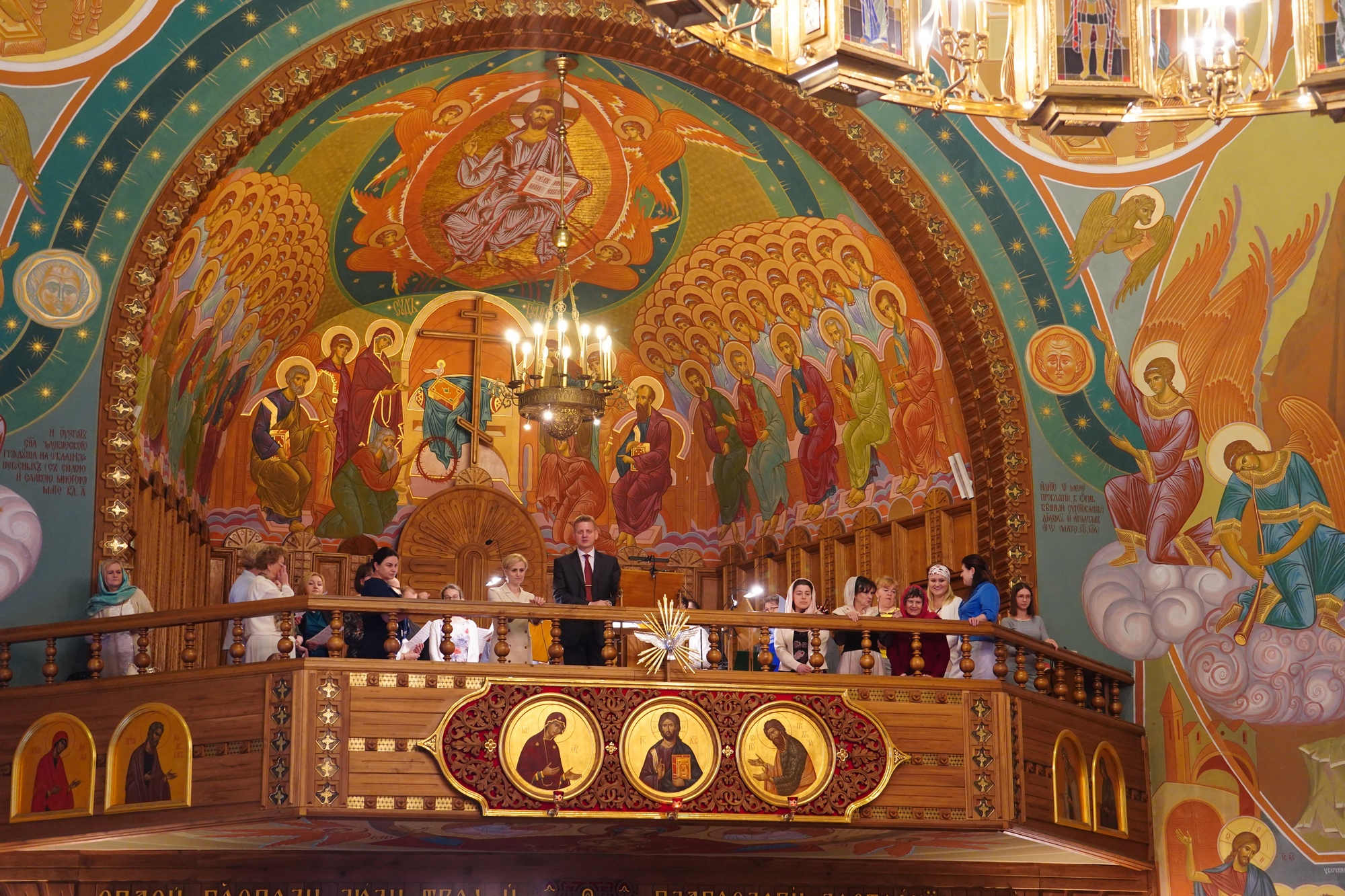 The Holy Spirit feast in the Holy Spirit Orthodox church in Białystok 