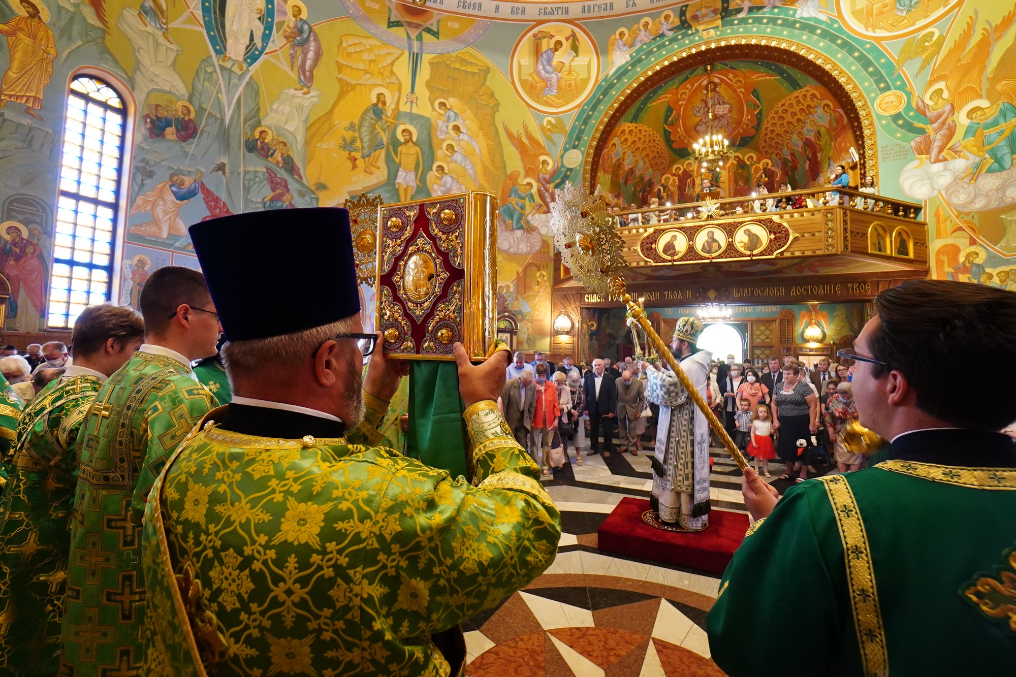 The Holy Spirit feast in the Holy Spirit Orthodox church in Białystok