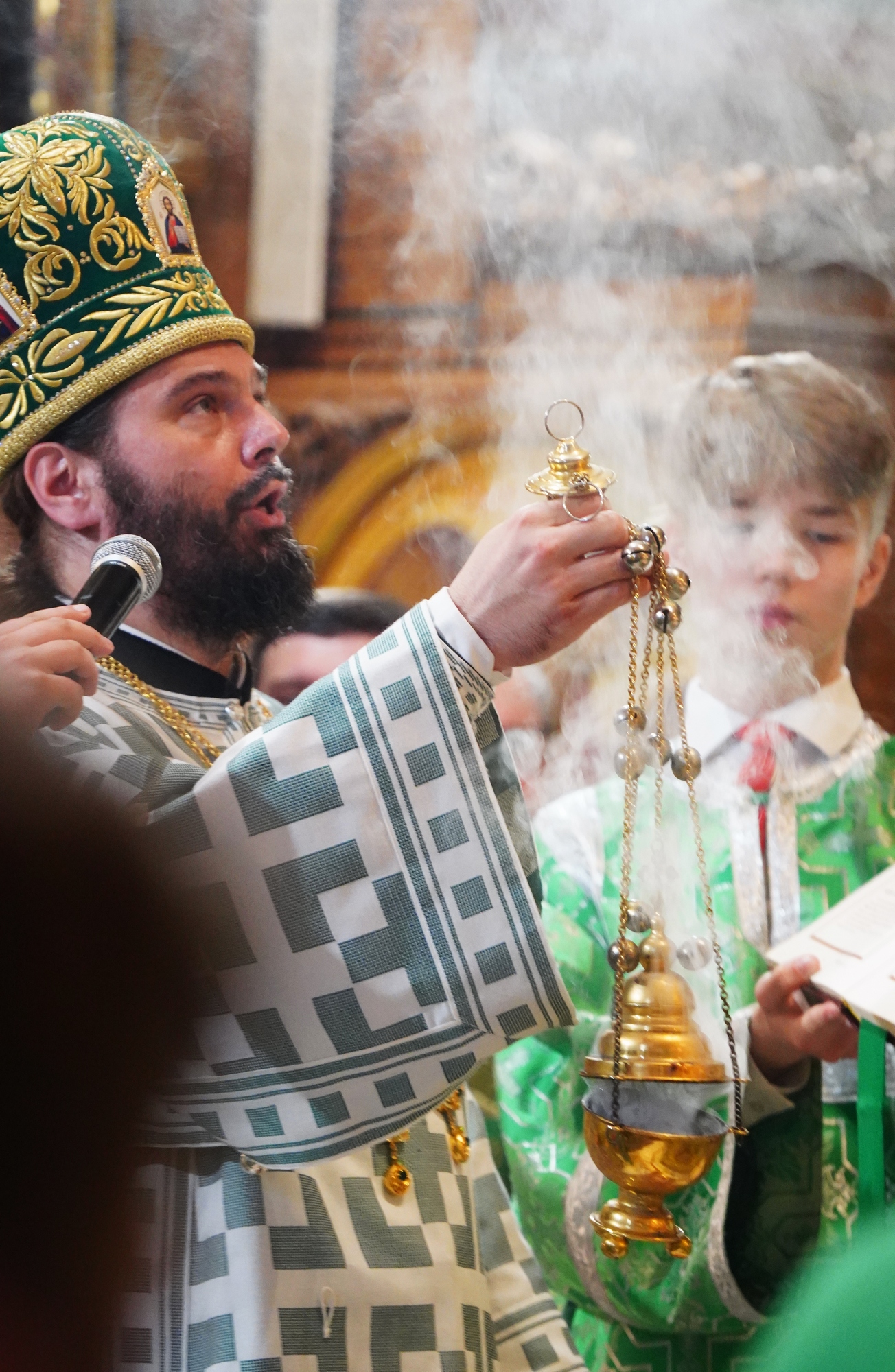 The Holy Spirit feast in the Holy Spirit Orthodox church in Białystok 