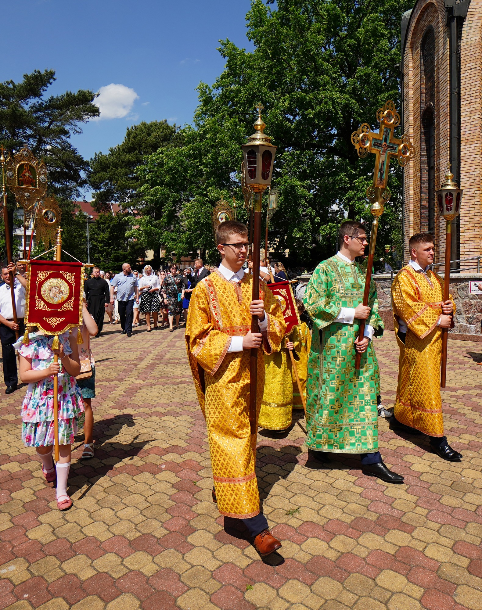 The Holy Spirit feast in the Holy Spirit Orthodox church in Białystok 