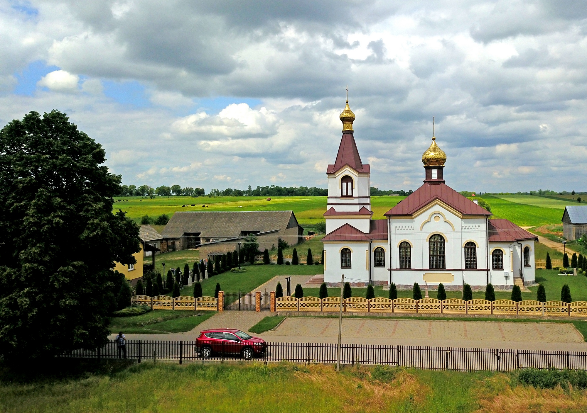 The Orthodox church in Andryjanki