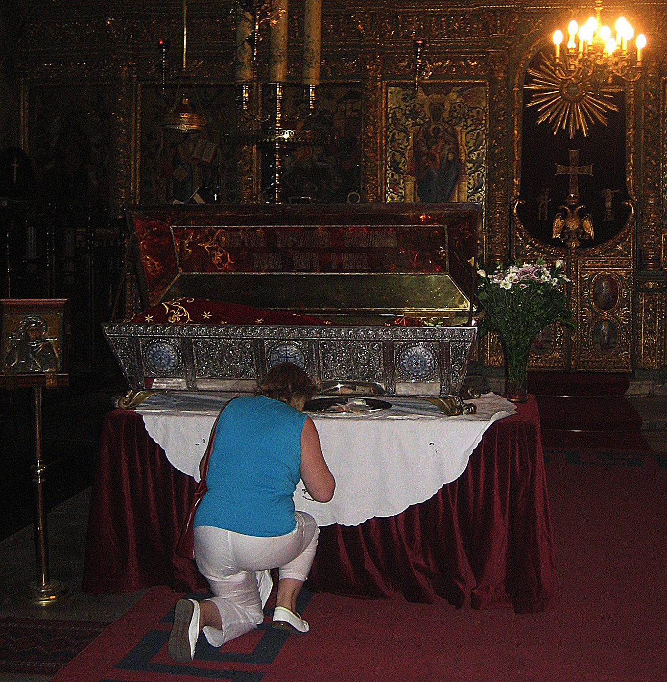 Venerating the Relics of Saint Euphimia