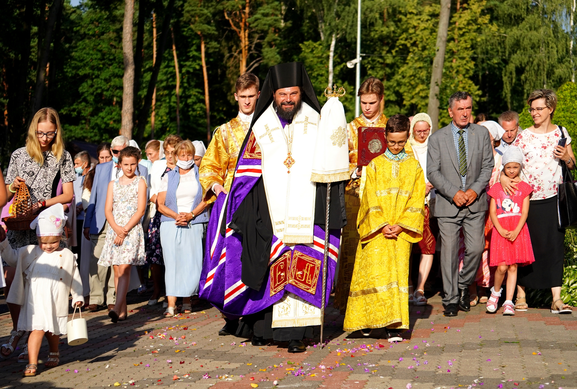 All-Night Vigil of St. Elijah the Prophet feast in St. Elijah Orthodox church in Białystok