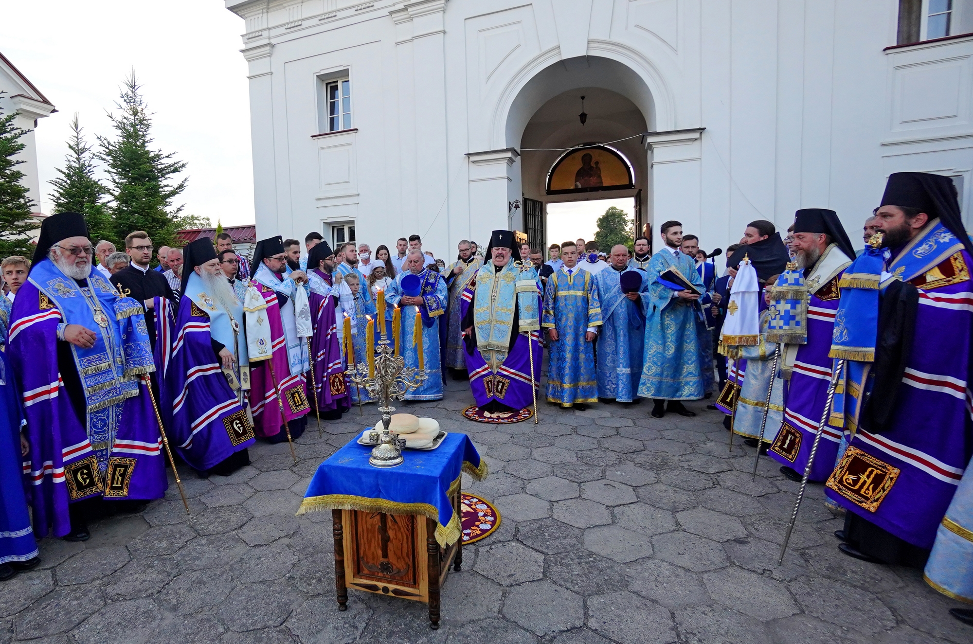 The All Night-Vigil of the feast of Supraśl Icon of the Mother of God in Suprasl Monastery