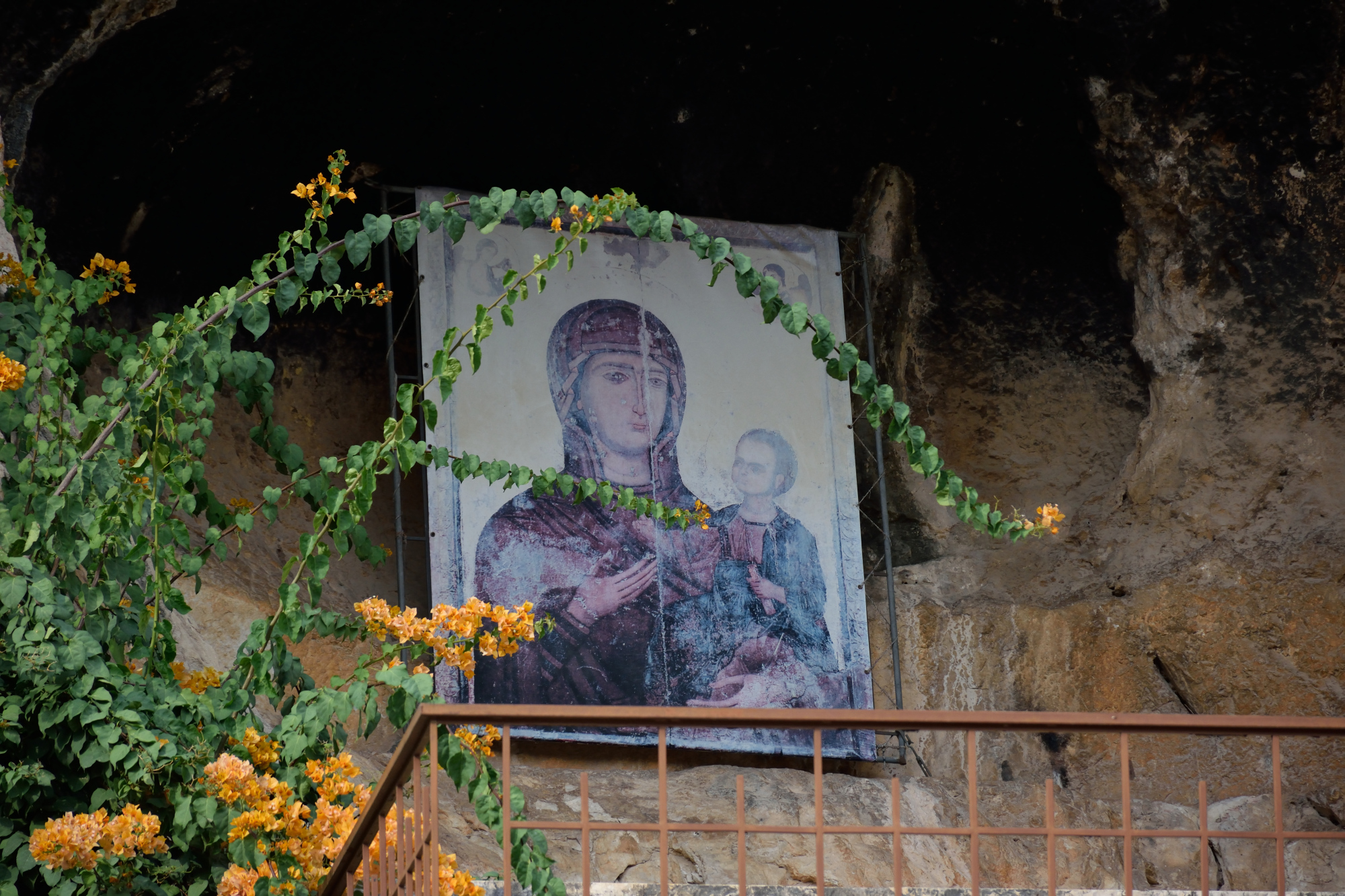 Ikona Bogurodzicy w monasterze żeńskim Kaftoun