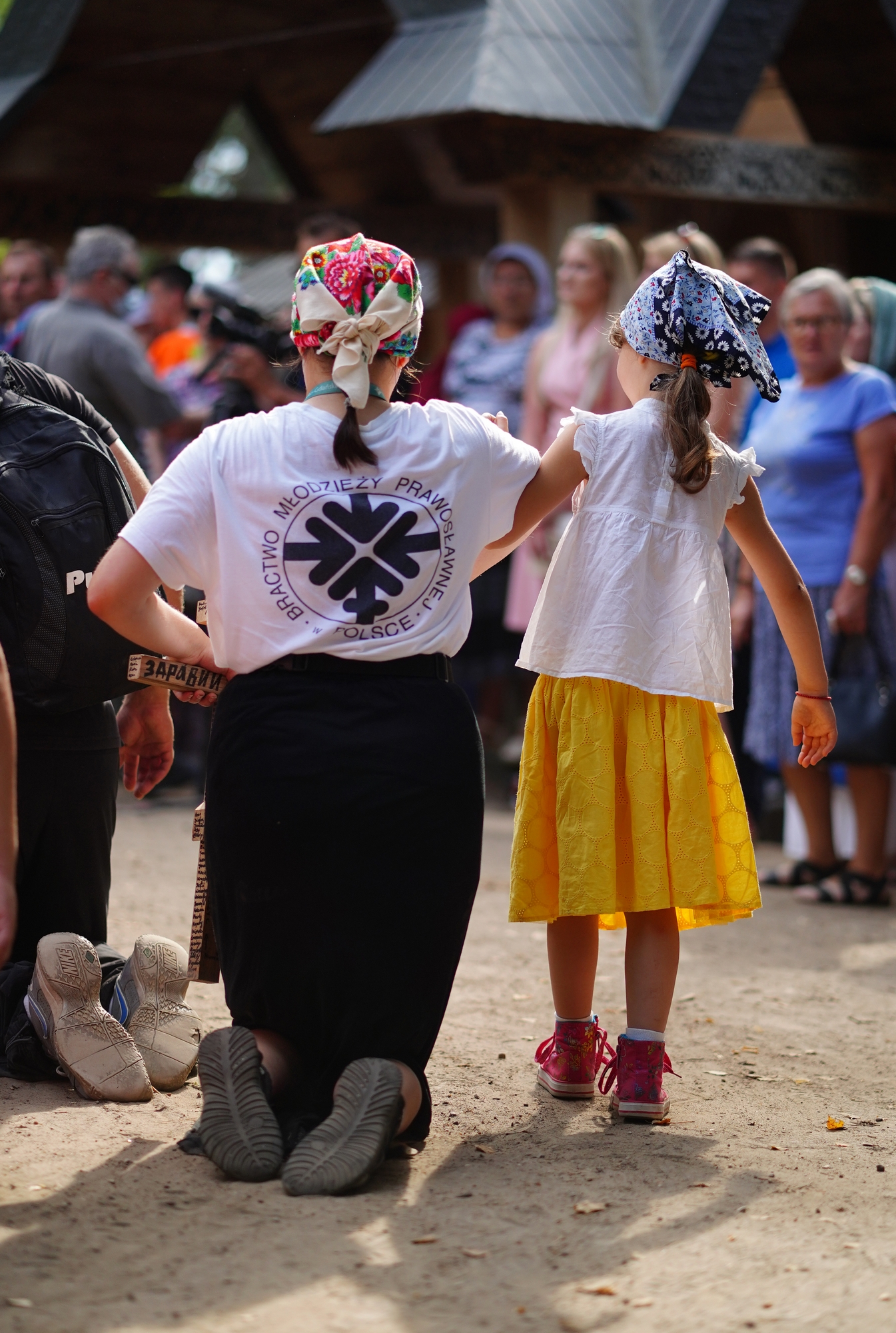 Pilgrims in Grabarka Monastery, August 18th, 2020