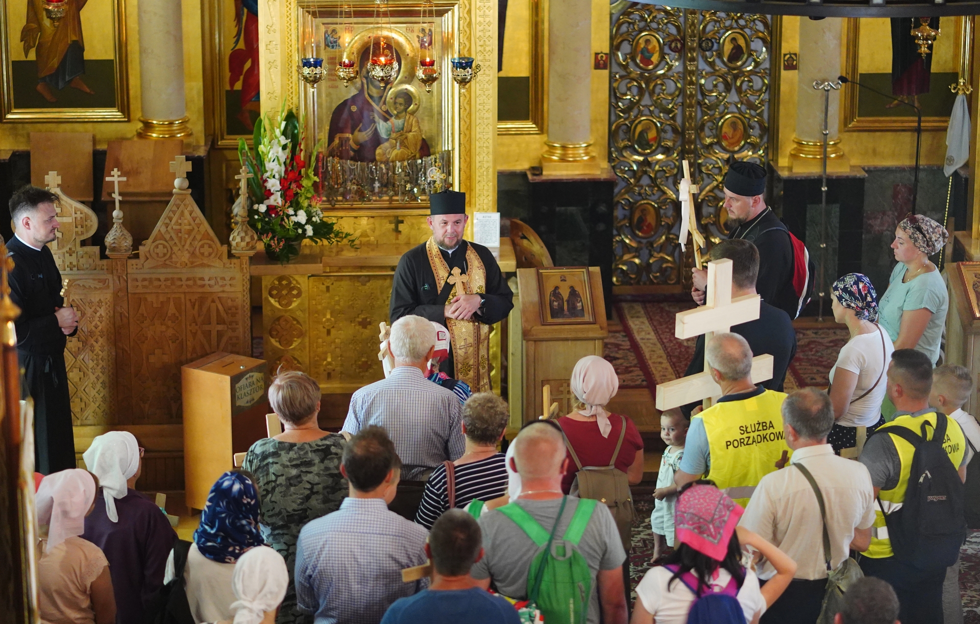 Pilgrims in Grabarka Monastery, August 18th, 2020