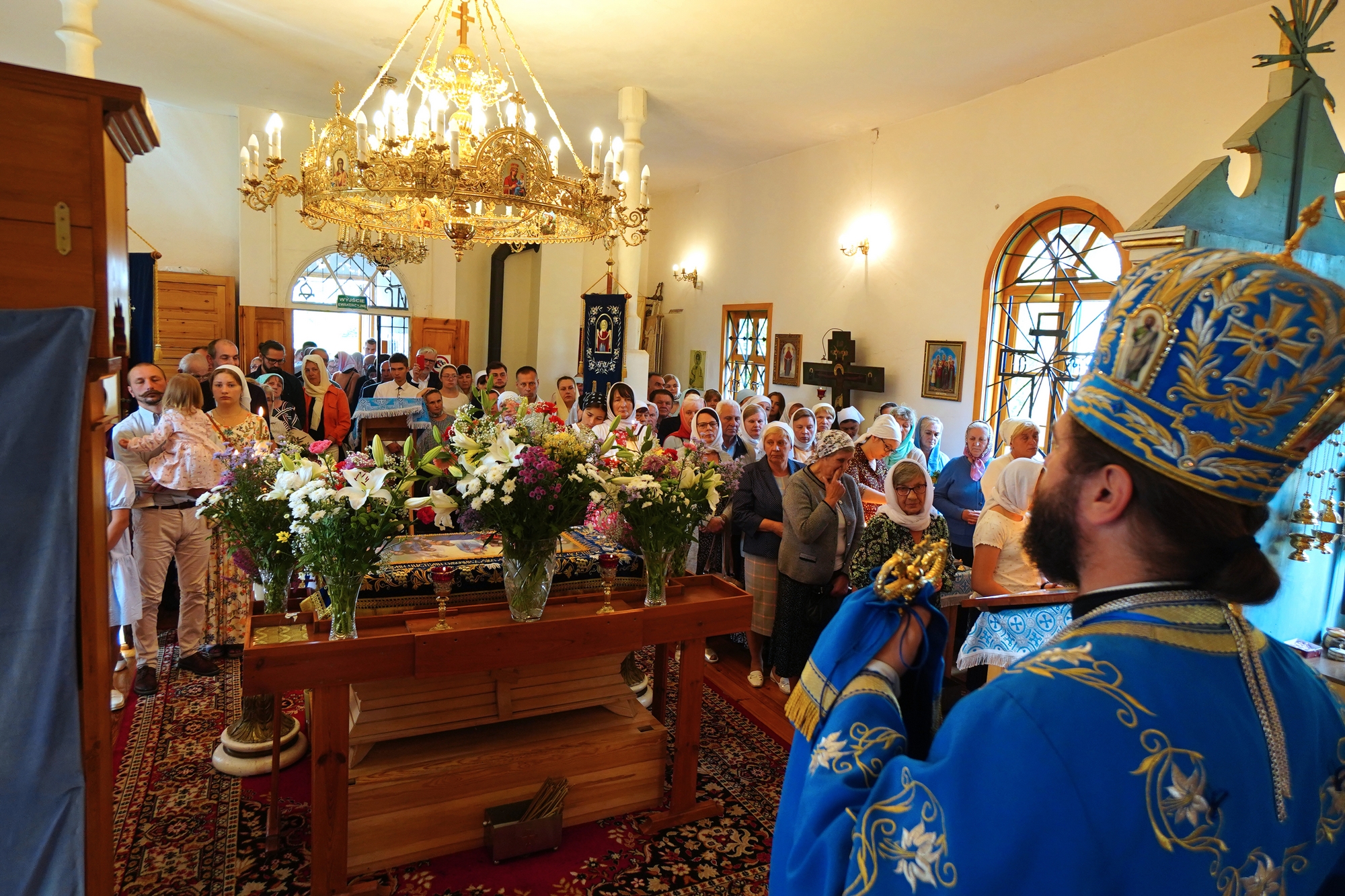 The Dormition of the Mother of God feast in Wojnowo Convent