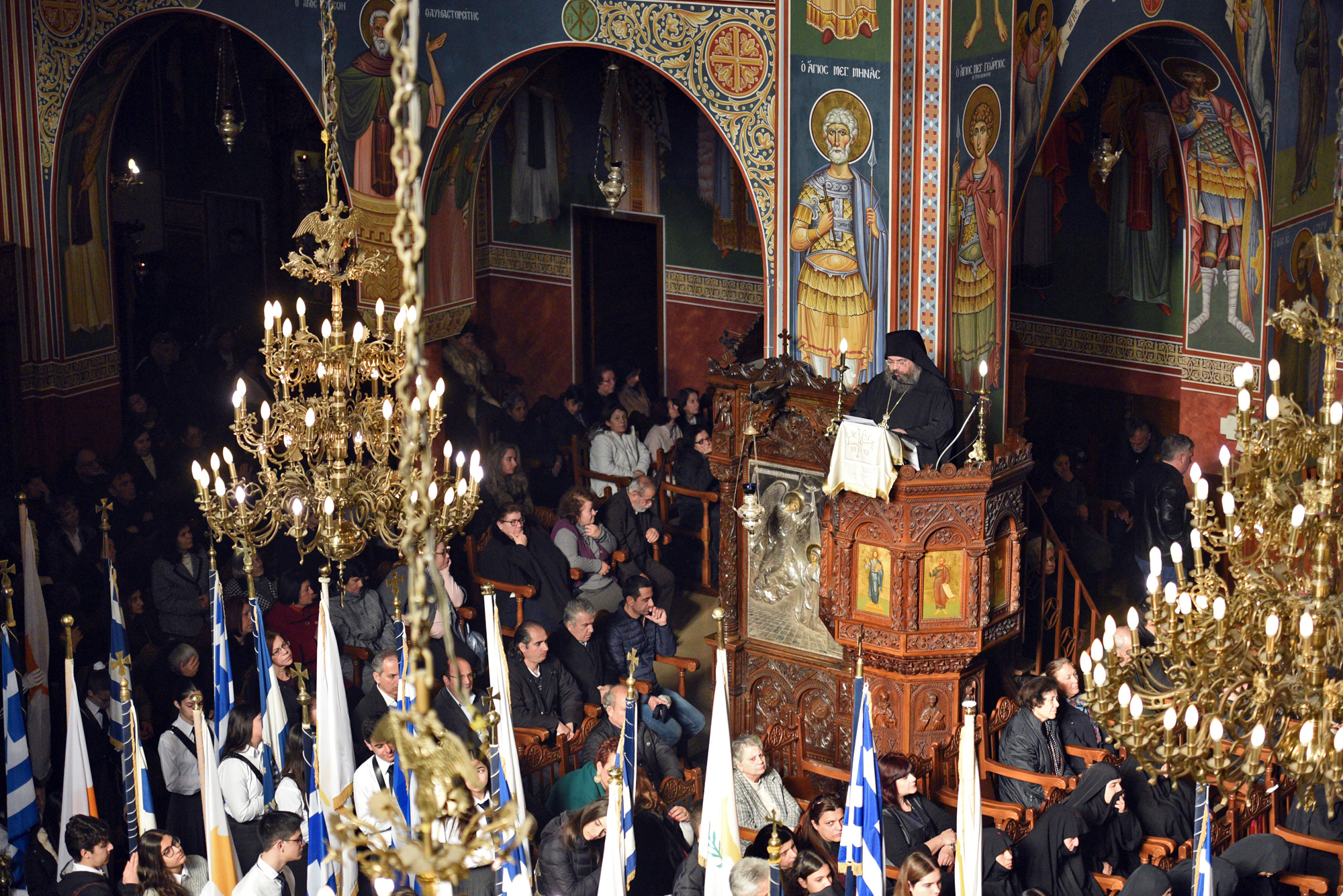 Liturgy on name day of Metropolitan Athanasios of Limassol