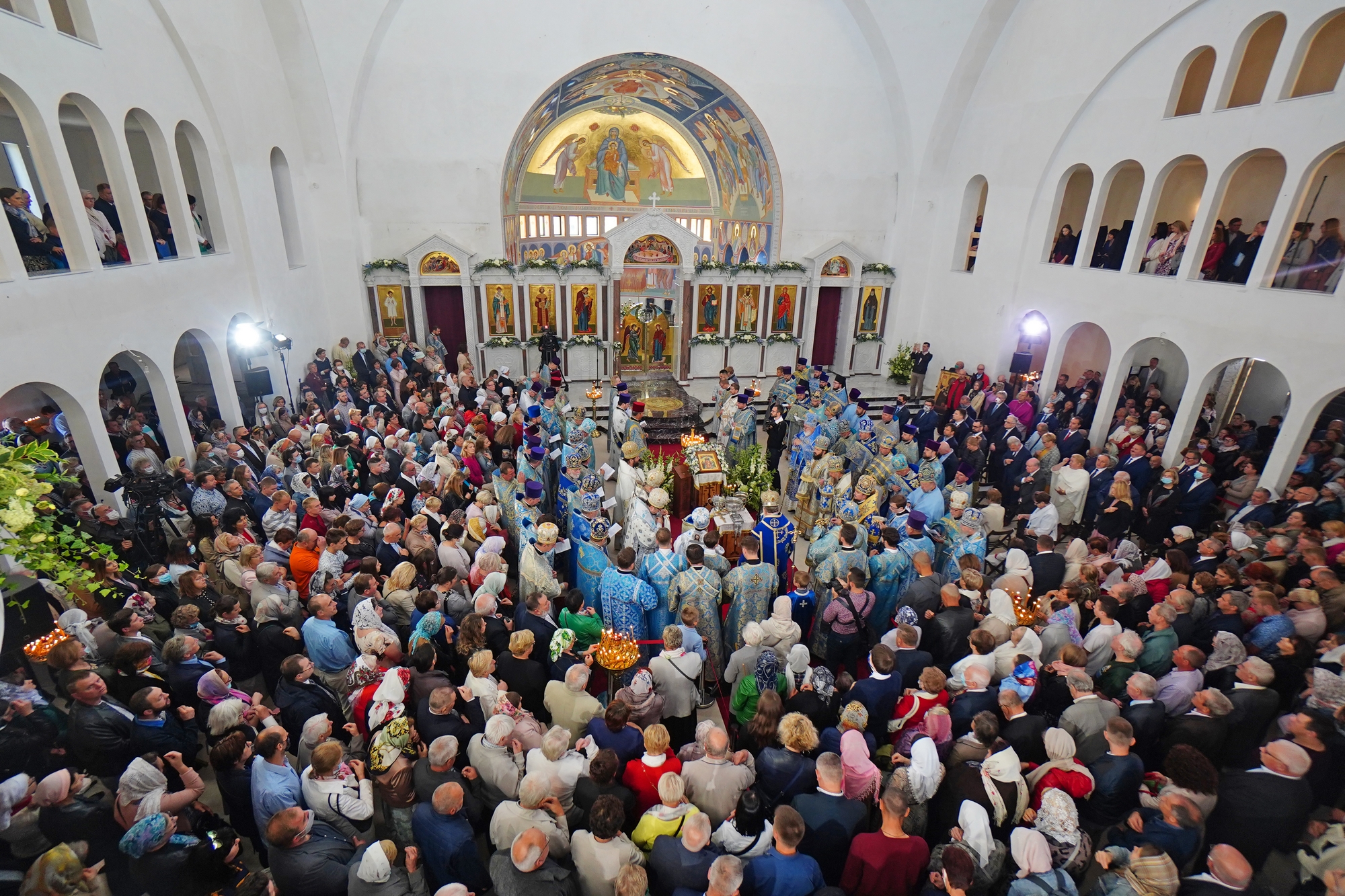 Hagia Sophia Orthodox church consecration, Warsaw, September 20th, 2020