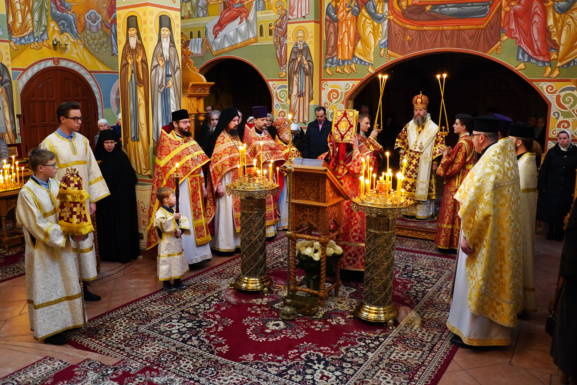 The Divine Liturgy in Zwierki Convent - St. Martyr Anastasia of Rome feast 