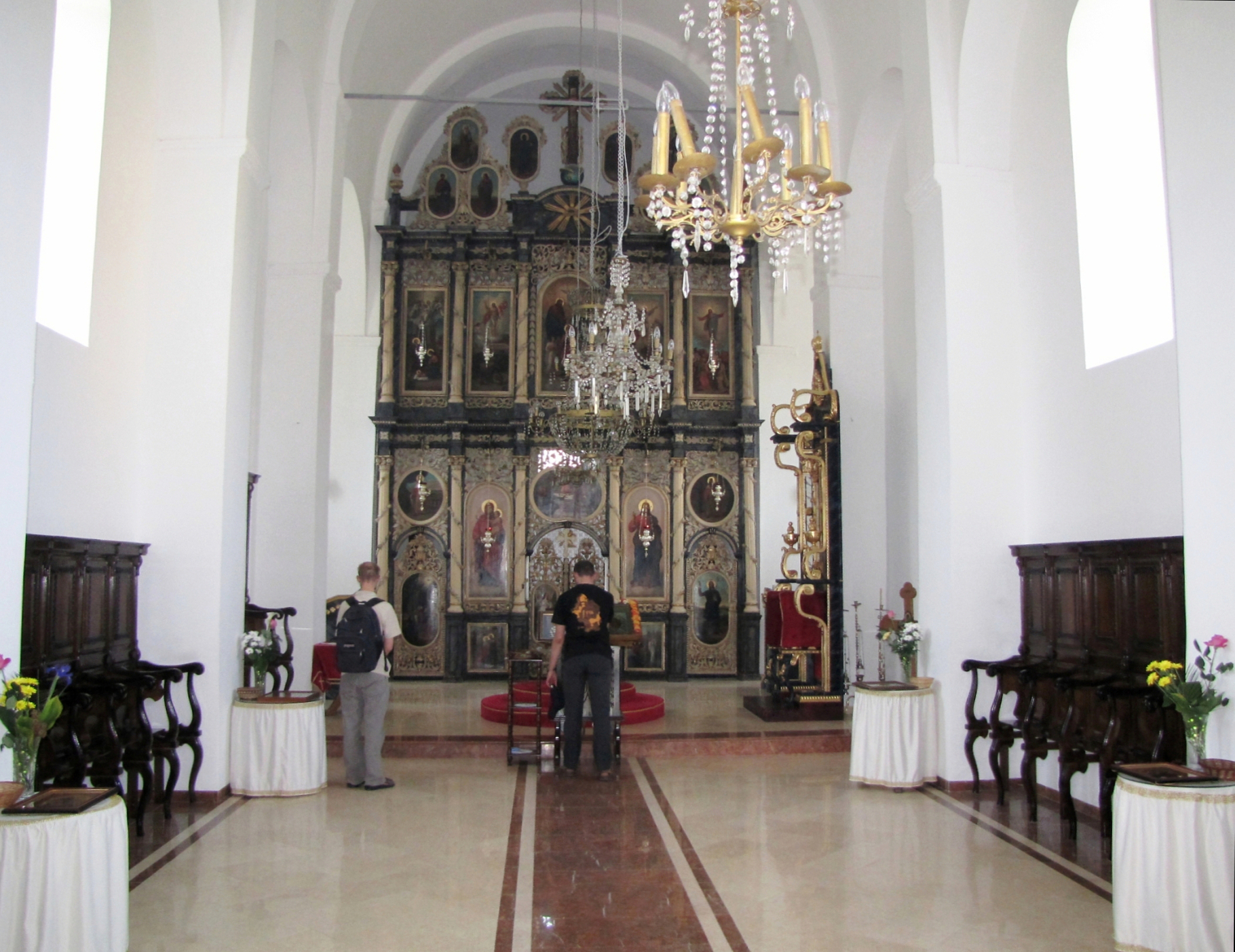 Wnętrze cerkwi Świętej Trójcy, Kraljevo