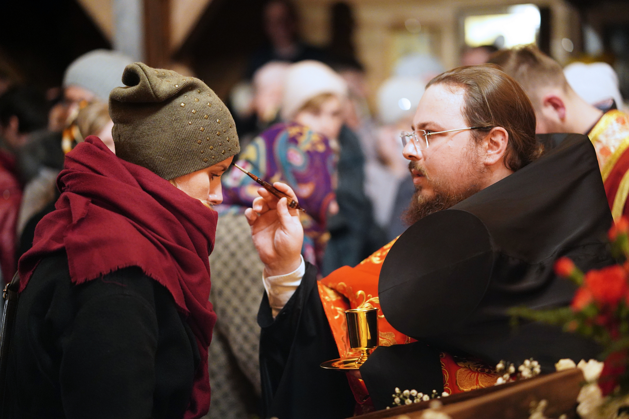 All-Night Vigil of St. Catherine feast in Zaleszany Convent