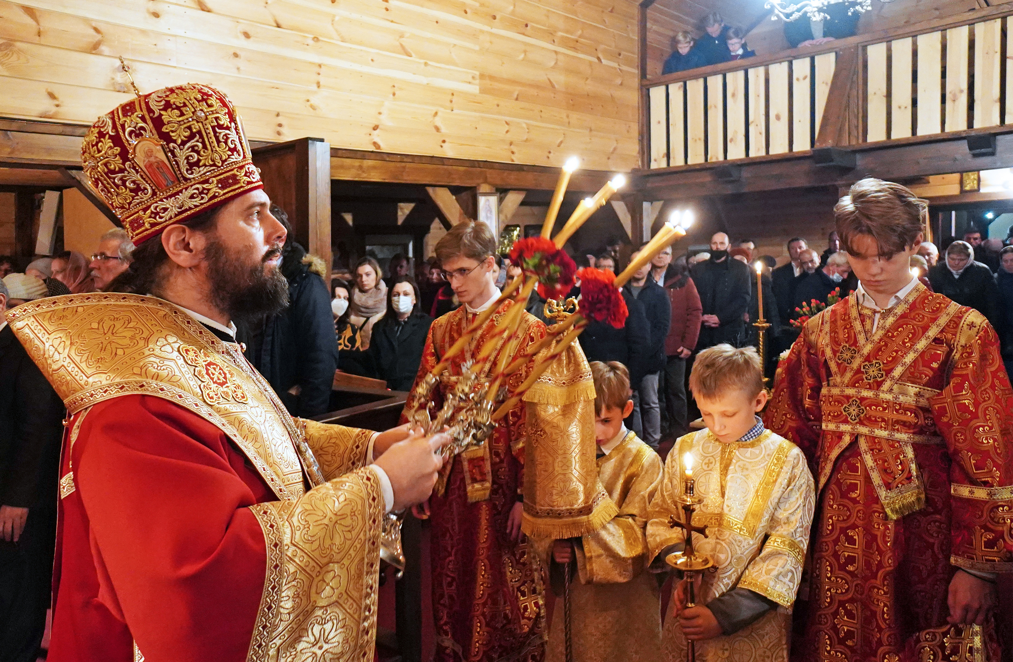 All-Night Vigil of St. Catherine feast in Zaleszany Convent