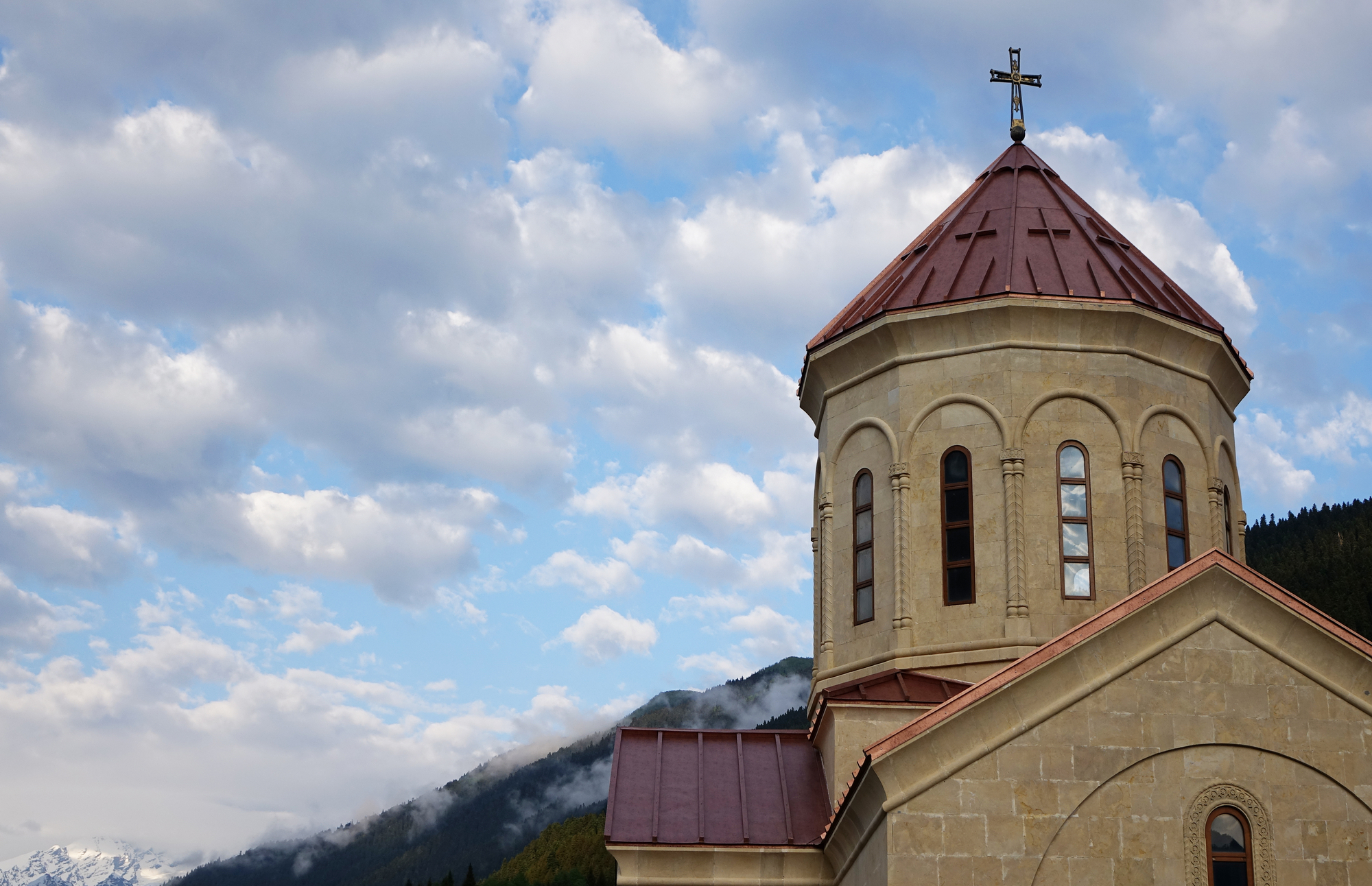 Monastery church in Mestia