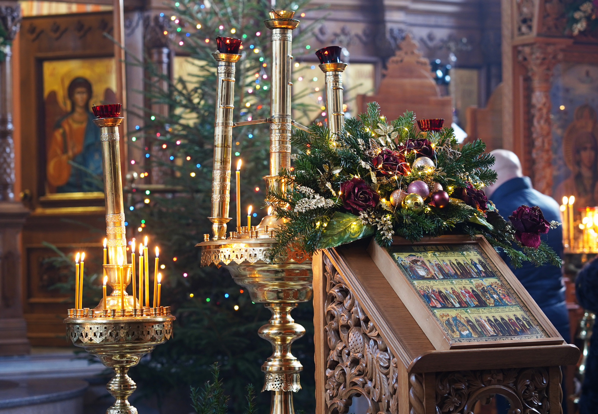 The eve of Baptism of Christ feast in Supraśl Monastery